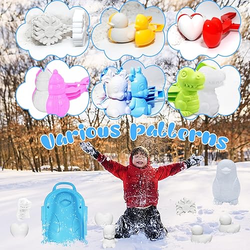 Miniatura 3 de Holady Molde de nieve y arena para actividades al aire libre, bonito molde 3D con forma de pingüino, nieve y arena, para niños y adultos, juguete al