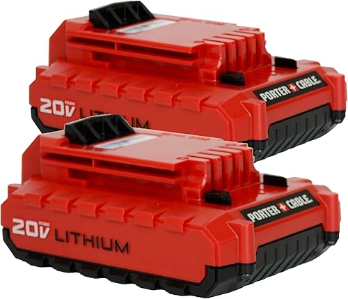 PORTER-CABLE PCC680L - Batería de iones de litio de 20 voltios (paquete de 2)