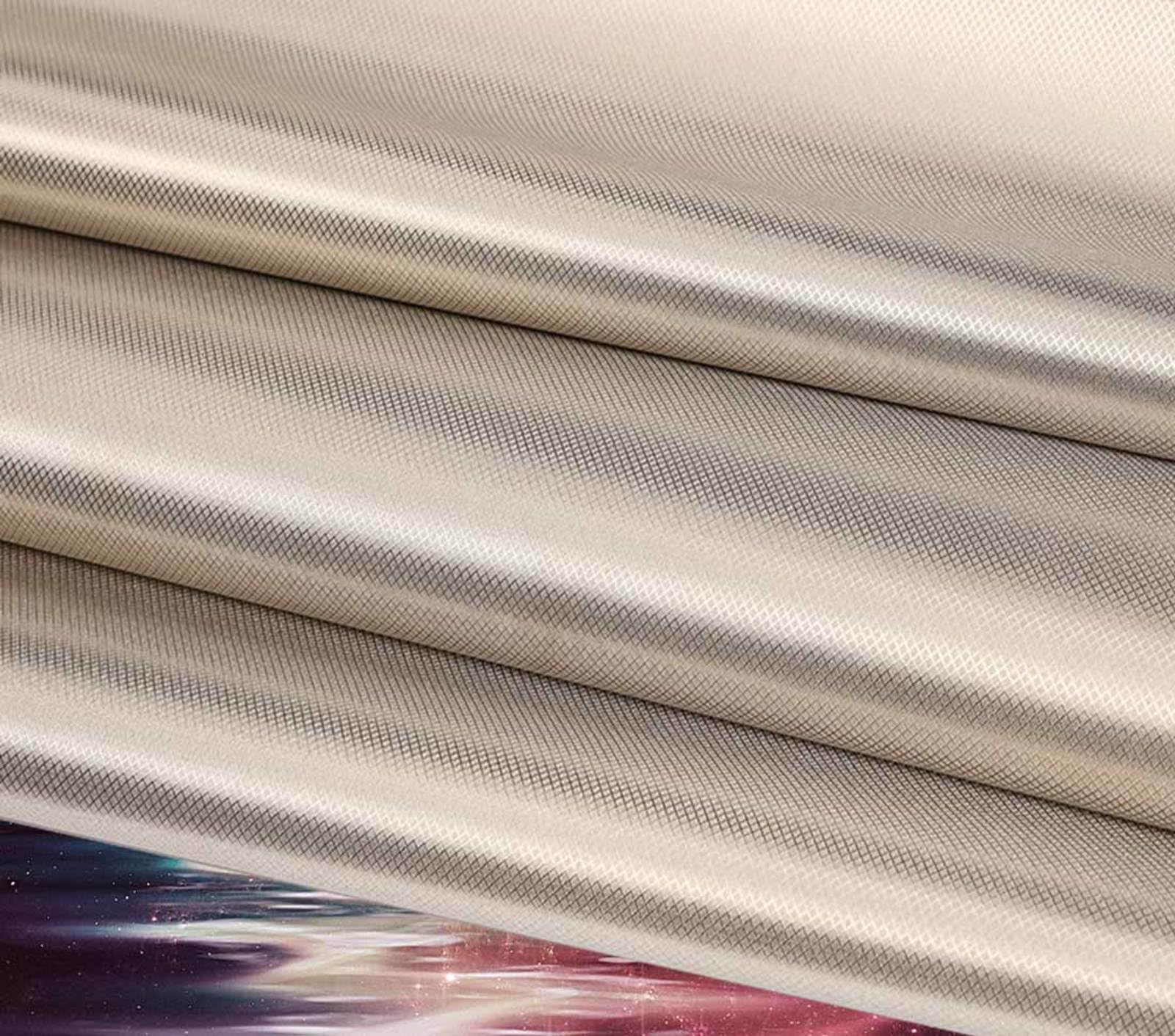 RFID Shielding Fabric Faraday Fabric EMF Fabric EMP Protection for Generator Blocking Electromagnetic Fields, Shields RF,silver-2x1.1m