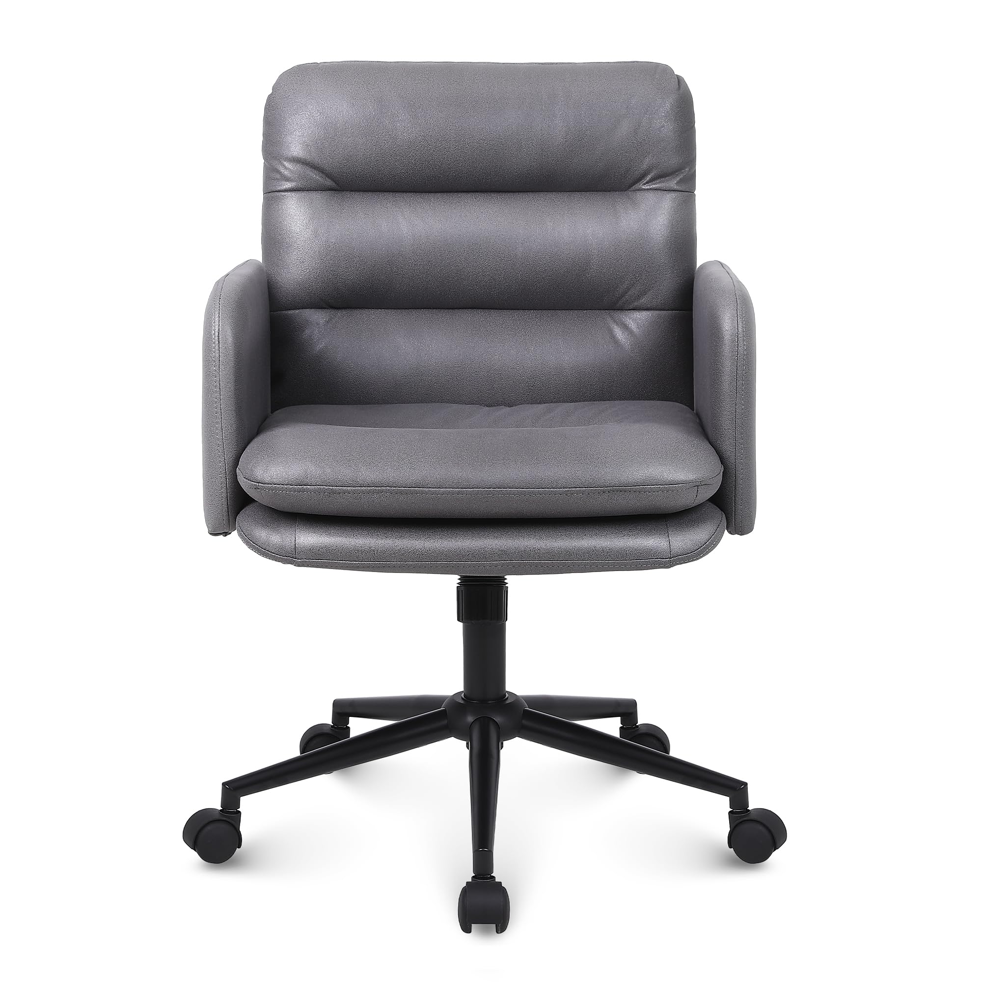 Youhauchair YC-5007DG Chaise de Bureau, Simili Cuir, e#Dark Gray, 61D x 60W x 97H Centimeter
