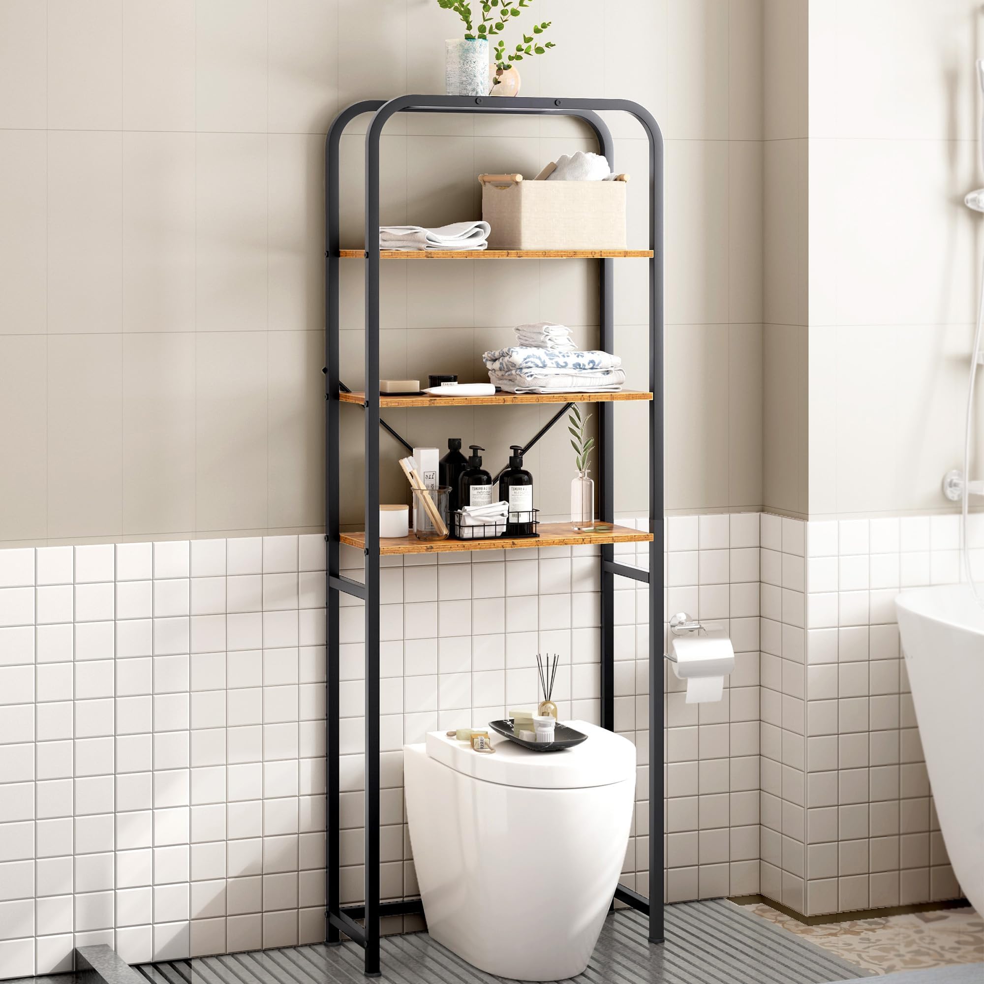 Amazon.com: SogesHome 4-Tier Over The Toilet Storage, 68?????? Tall ...