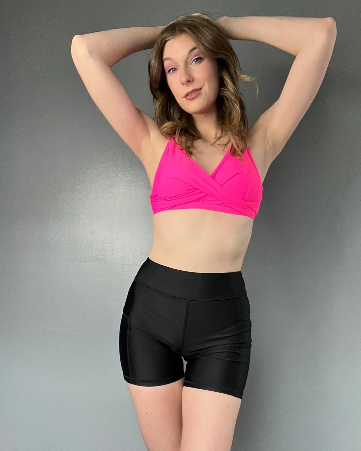 Yonique Womens Swim Shorts High Waisted Swim Bottoms Tummy Control Bathing Suit Bottom Boy Shorts(Available in Plus) - Image 3