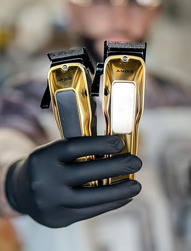 Miniatura 5 de Andis 562312 Phenom Cortapelos profesional con cableinalámbrico, hoja Phaze ajustable, corte cerrado, dorado