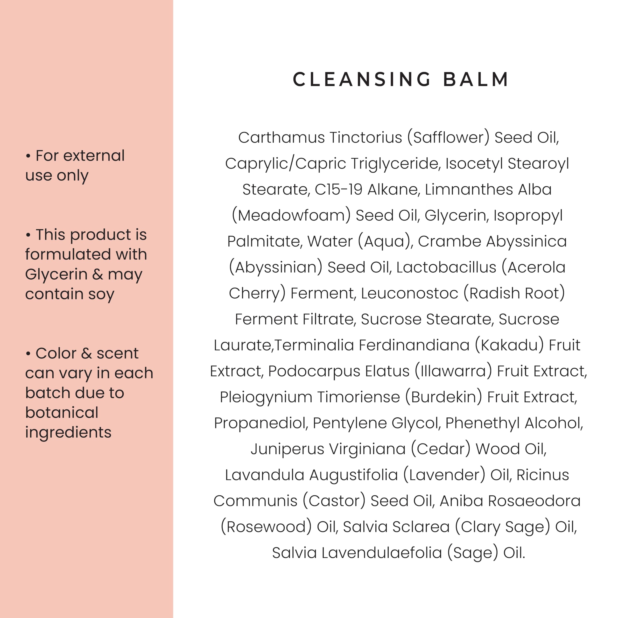 Indie Lee Cleansing Balm Makeup Remover - Oil Based Cleanser with Vitamin C, Kakadu Plum & Acerola Fruit to Melt Away Makeup & SPF, Boost Skin Radiance & Reduce Visible Signs of Aging (90ml)