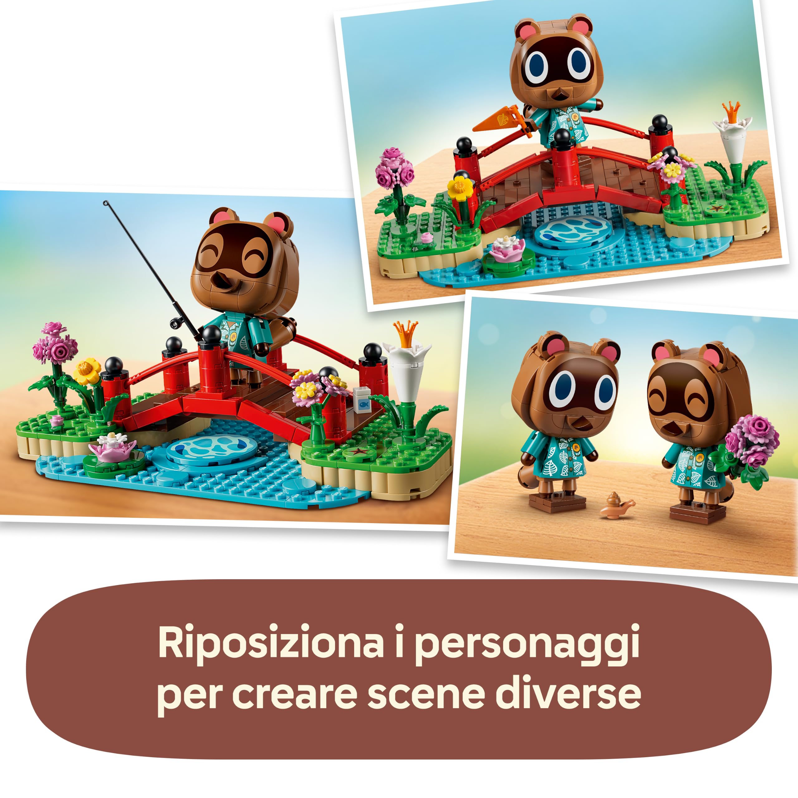 LEGO Animal Crossing Una Giornata all'Aria Aperta per Mirco e Marco - Action Figure di Procioni con Accessori - Decorazioni per Cameretta - Regalo per Gamer, Bambine e Bambini da 10 Anni in su - 77059