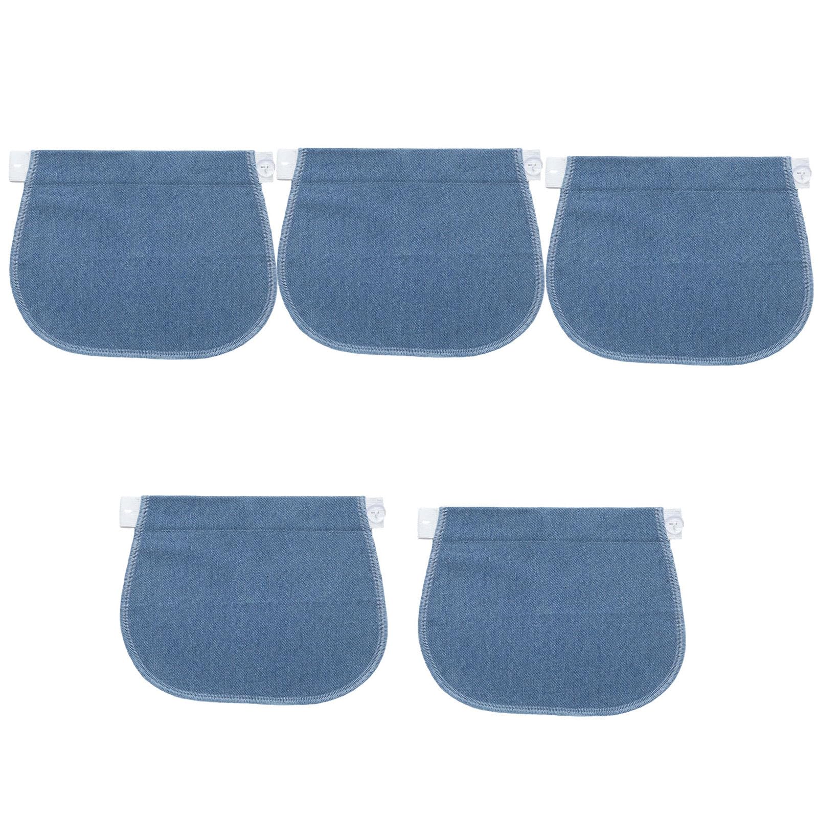 Xinsheinelry Flexible Pregnancy Waist Extender Comfortable Stretchable for Maternity Pants Permanent Pants Waist Elongator