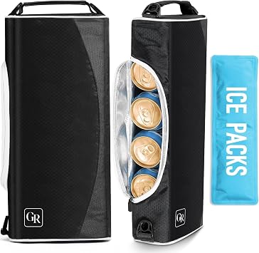 Golf Cooler Bag with Ice Packs - Golf Gifts for Men Fits in Golf Bags