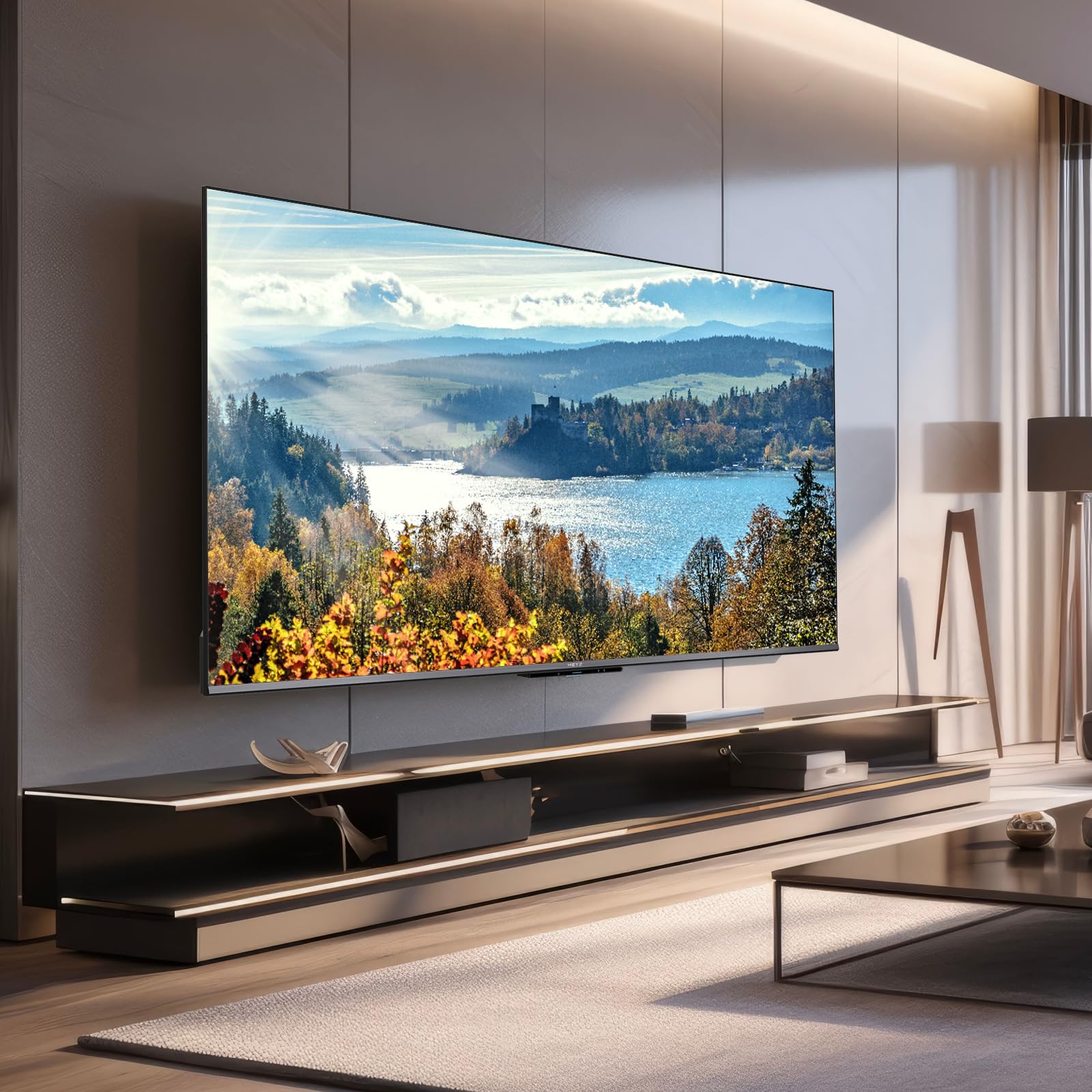 Televisión Inteligente METZ QLED+ MQE7600Z 4K UHD de 43 Pulgadas con Google TV y Pantalla Mate antirreflejos Dolby Vision Dolby Atmos HDR Wi-Fi (2024)