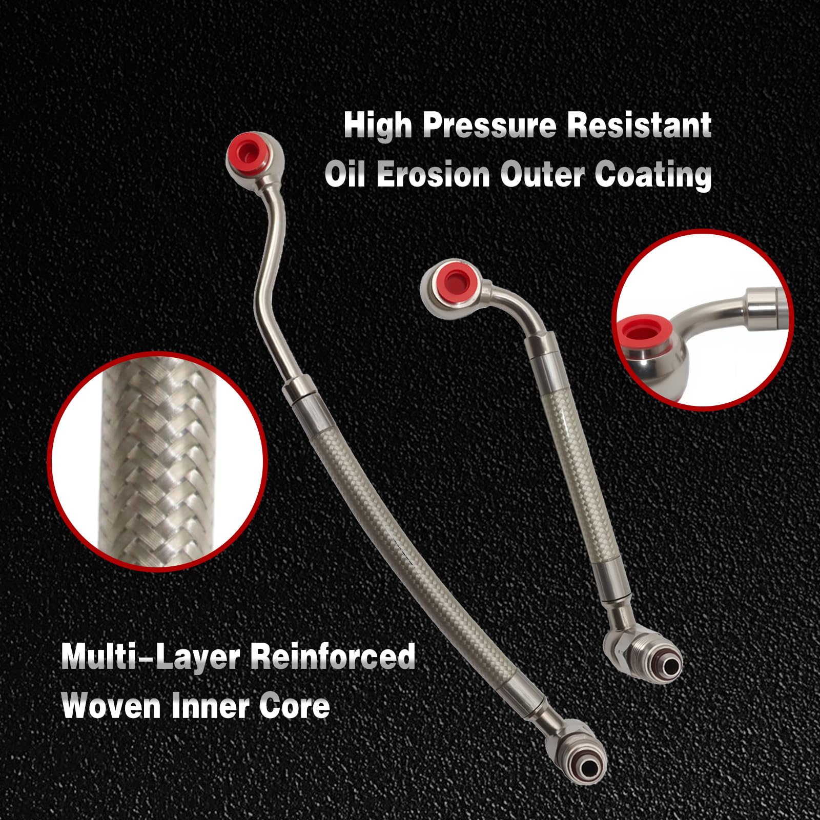 Líneas de inyección de combustible compatibles con Harley-Davidson Electra Glide, Road King 1996-1999, repuesto para HDFL005, HDFL-005