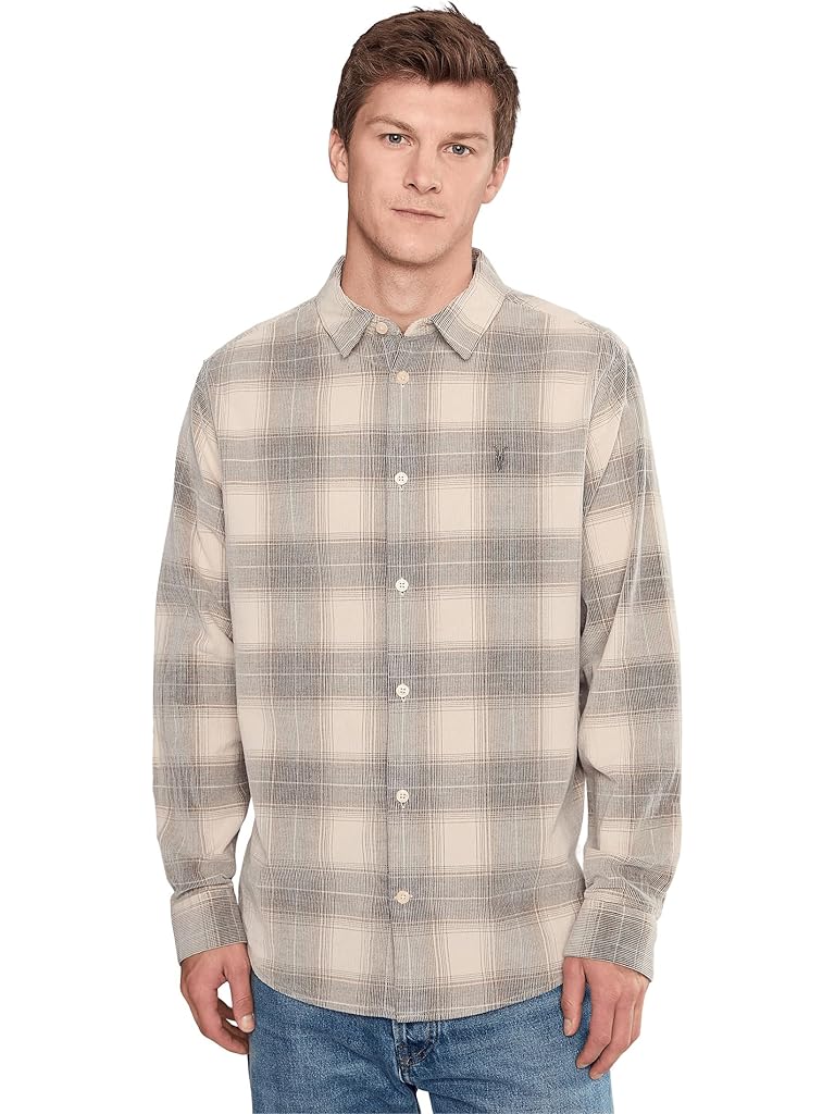 White AllSaints Yuki Long Sleeve Shirt