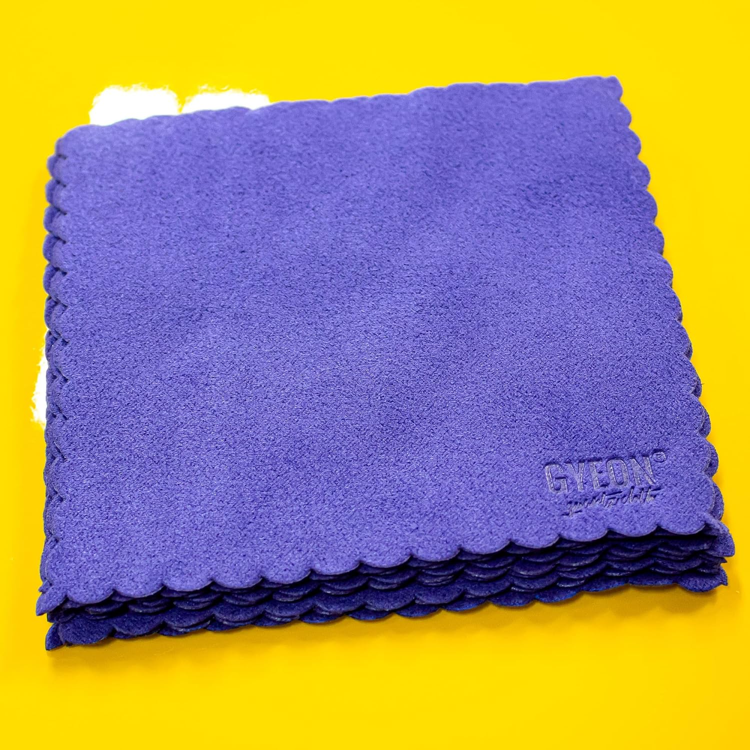 GYEON Quartz Microfiber Suede Cloth 4" x 4" 10 Pack - Use with Ceramic Coating for Cars - Nano Coating - Ceramic Spray Coating, Safe for Paint, Metal, Plastic Trim Ceramic, Rubber & Glass Coating