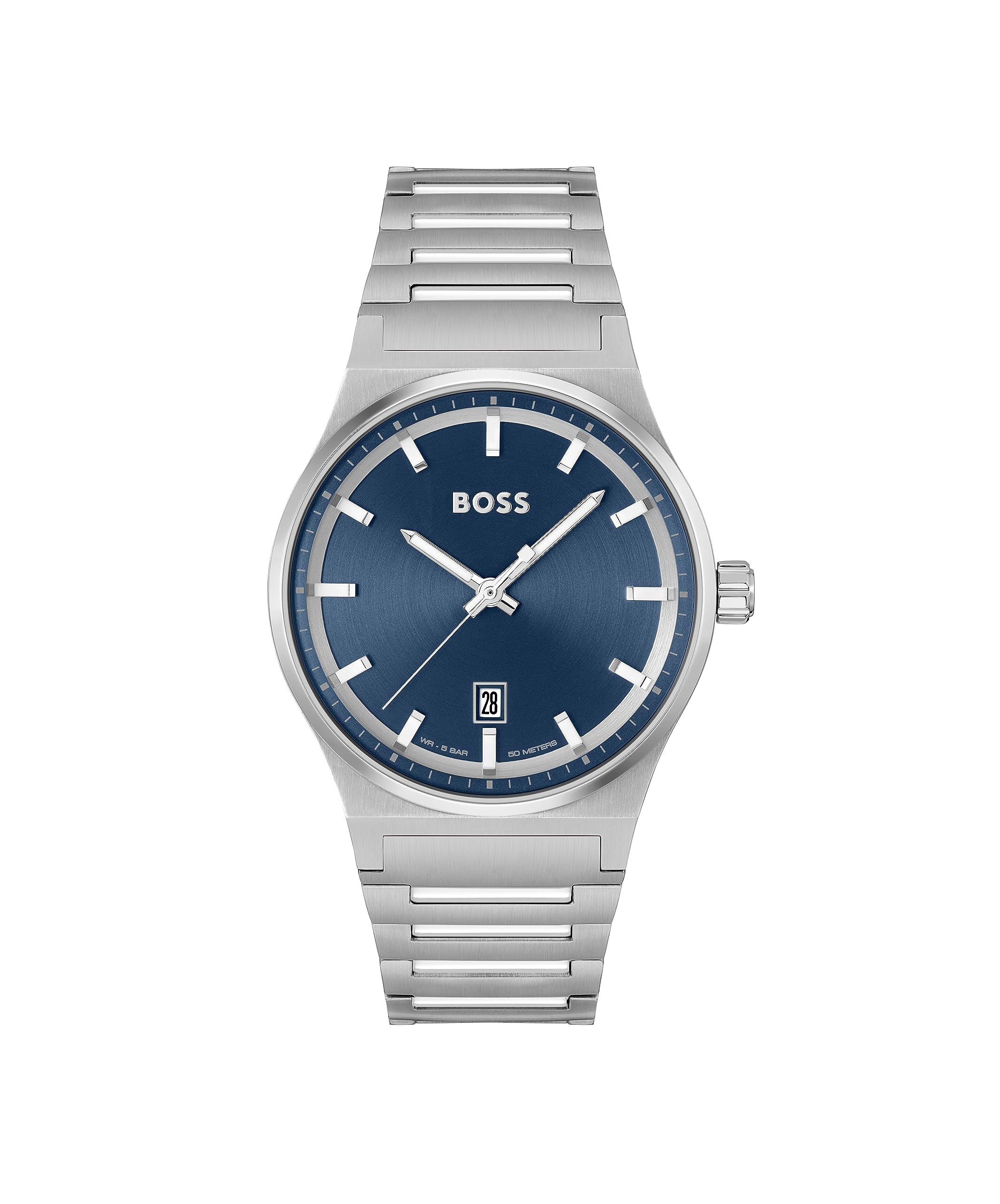Orologio BOSS CANDOR Uomo, Quarzo, Cassa 41 Mm, Quadrante Verde Spazzolato, Bracciale Acciaio Inox