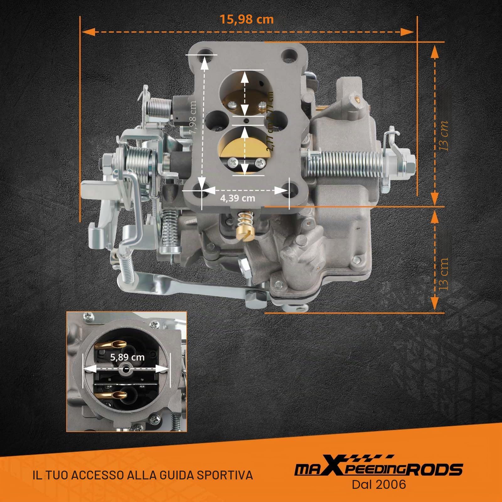 maXpeedingrods Carburatore per Suzuki SJ-Series Samurai Assembled 1986-1988 Carburador Carb 21100-24034