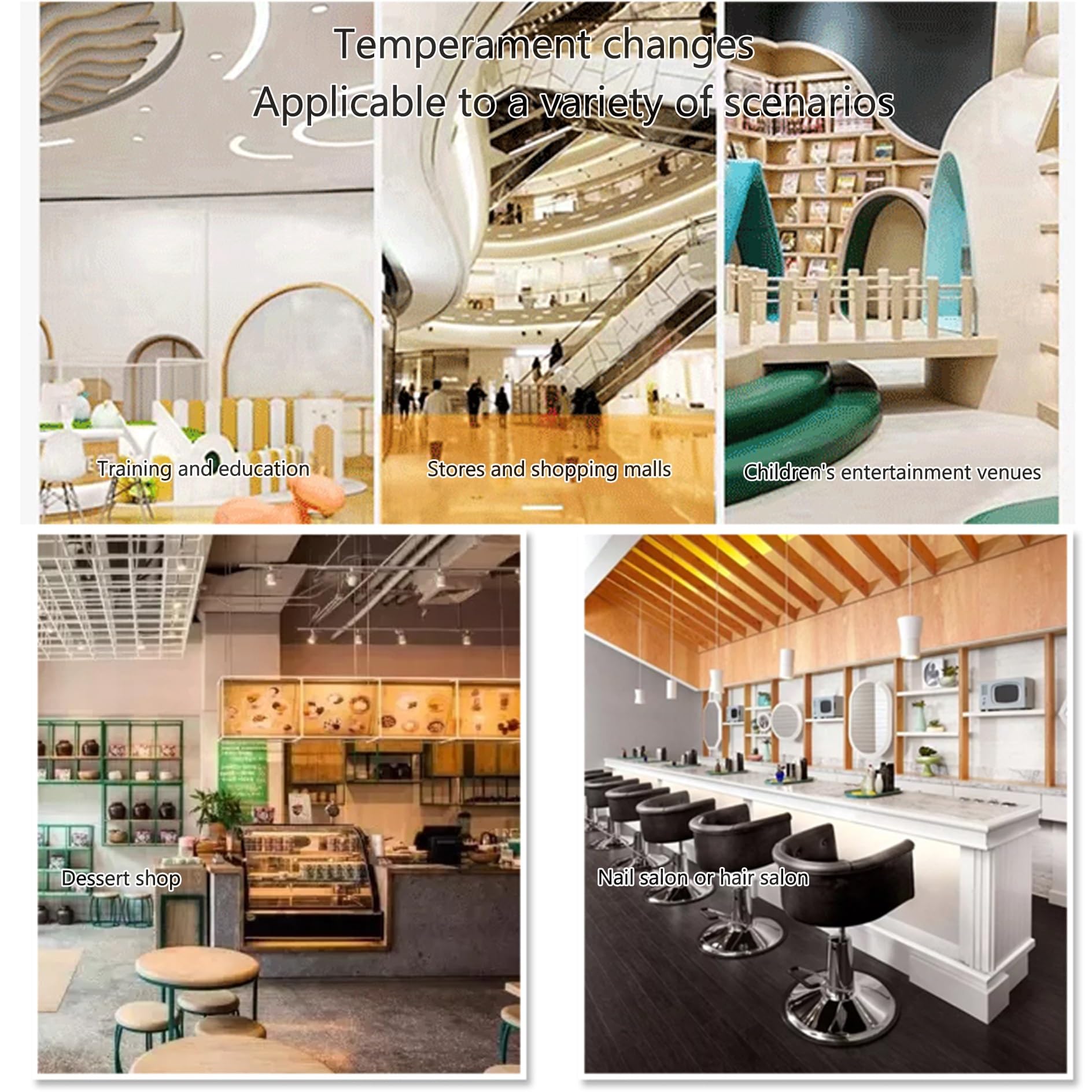 Bancone Estetica, Ufficio, Hotel, Negozi di abbigliamento, Reception Tavolo Bar MDF per Sale aziendali, Pasticcerie, Frutterie, Bancone Casse con Cassetto