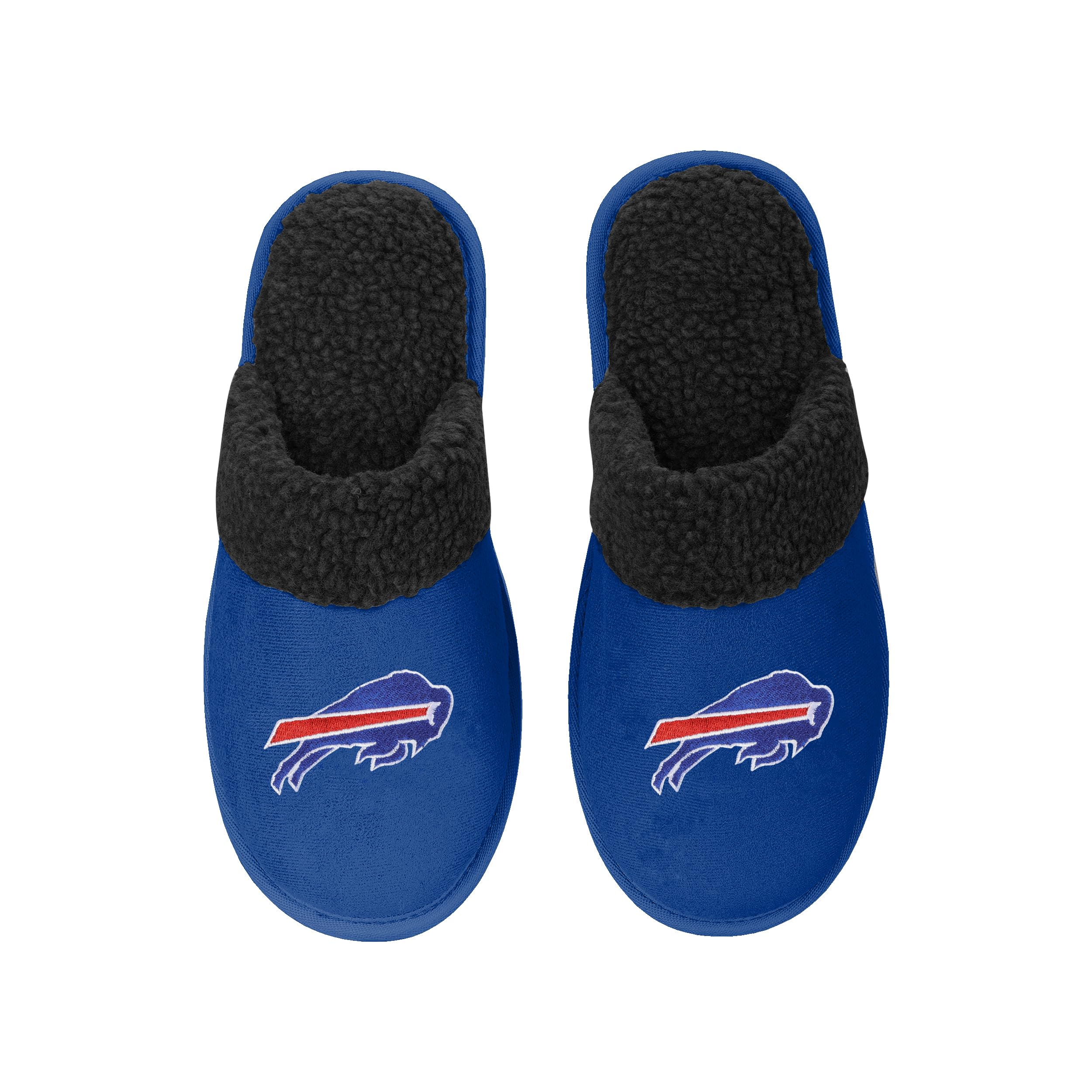 FOCO - Mens NFL Big Logo Team Color Suede Sherpa Scuff - footwear | Mubboo