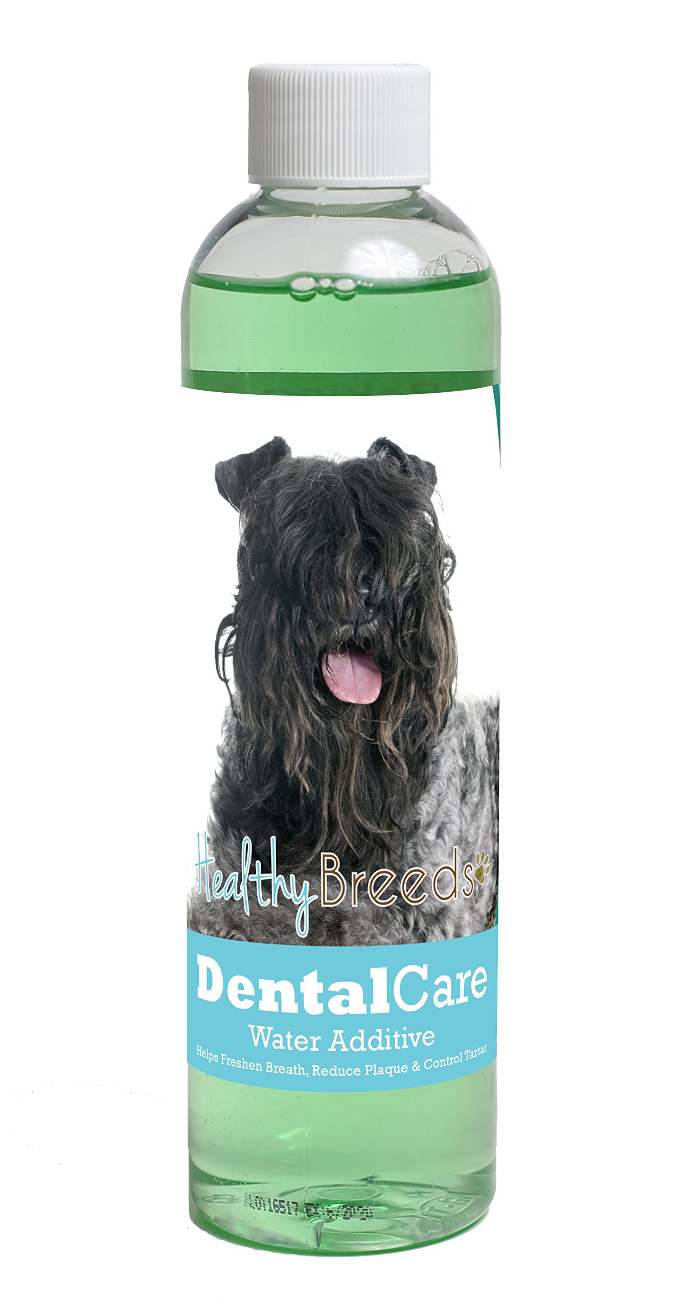 Healthy Breeds Dog Dental Care Water Additive for Kerry Blue Terrier - Helps Freshen Breath, Reduce Plaque &amp; Control Tartar - Mint Flavor - 8 oz