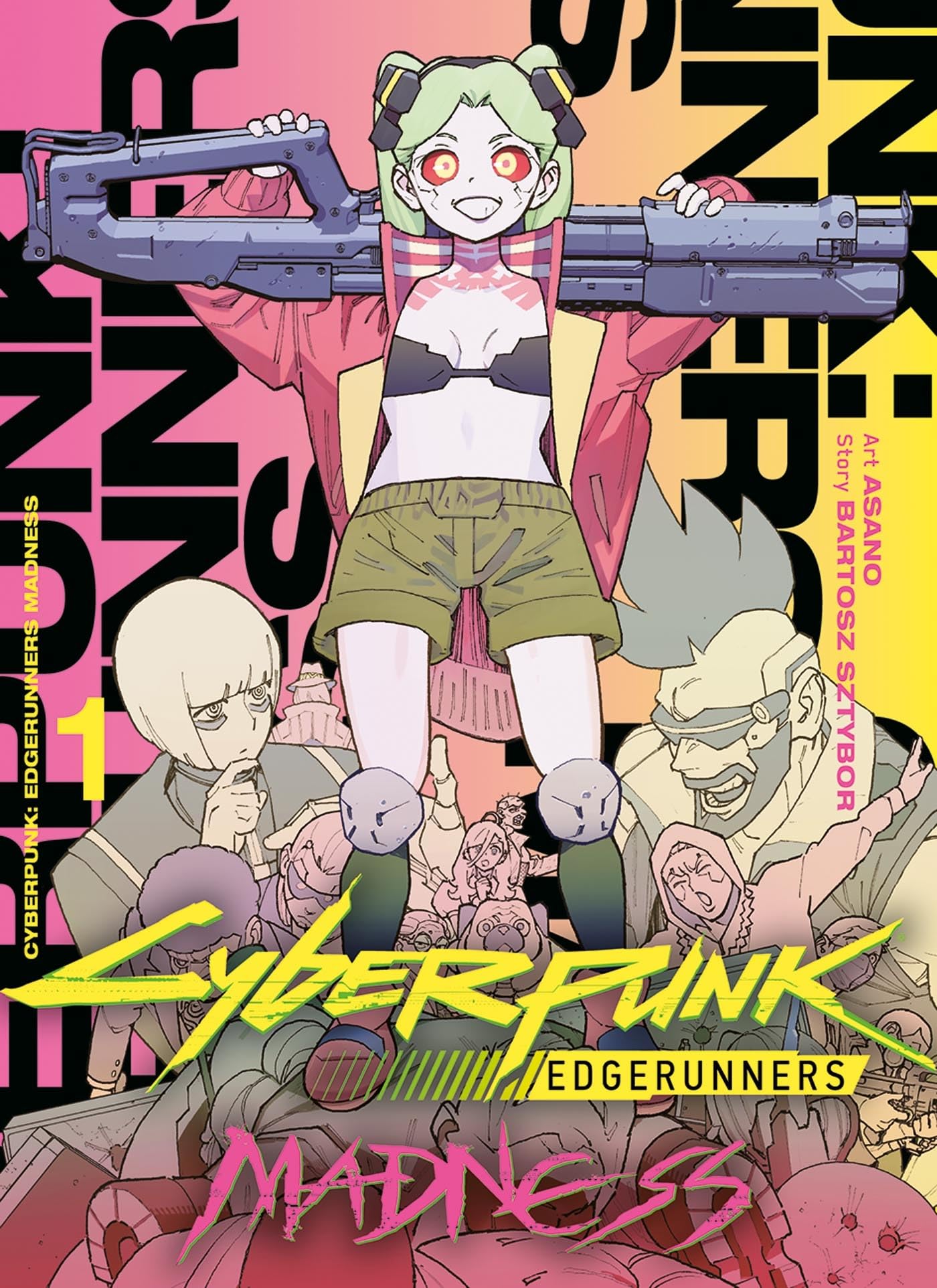 ぽにょ THE ART OF CYBERPUNK EDGERUNNERS Cyberpunk Edgerunners MADNESS T01 : Asano, Sztybor, Bartosz