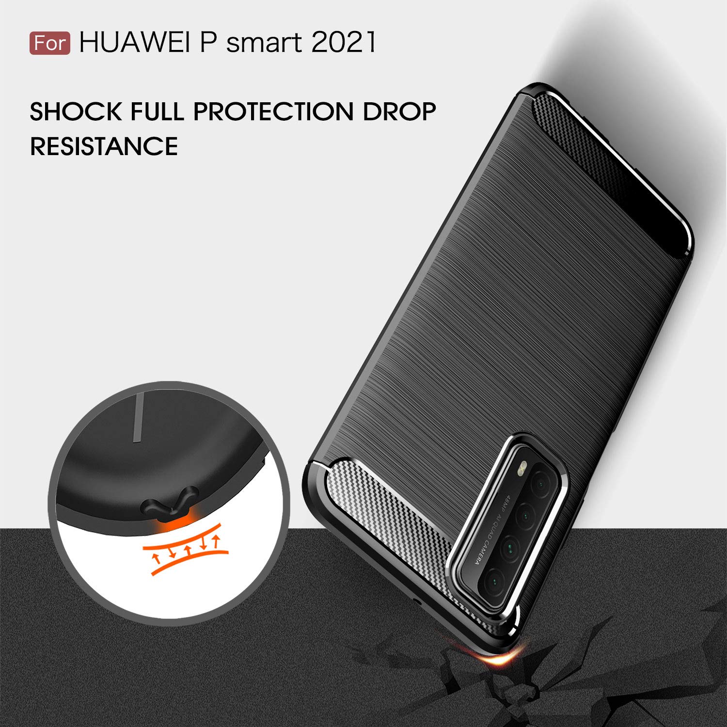 Custodia In Gel Trasparente Per Huawei P Smart 2020 Design Mandala