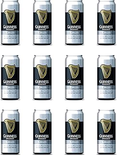 Guinness Brewery Draught Surger Cans 520ml (Pack of 12)
