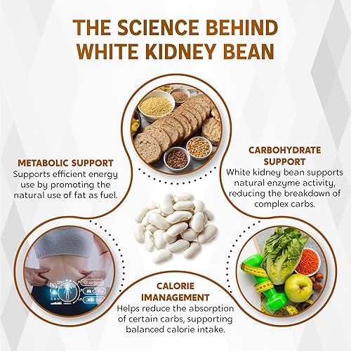 Miniatura 5 de Frijol blanco, berberina, vinagre de sidra de manzana, canela y cayena  Apoya el metabolismo y la digestión saludable  150 cápsulas  Fabricado en