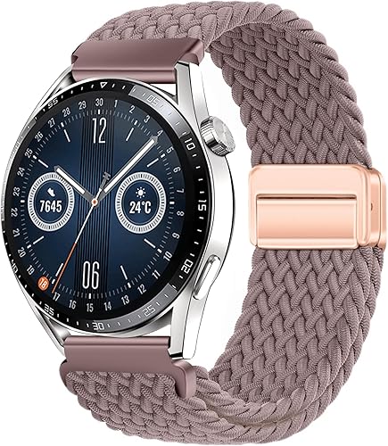 22mm Watch Band Strap Compatible with Samsung Galaxy Watch 3 45mmGear S3, Quick Release wristbands for Garmin Forerunner 255Venu 2Venu 3 45mmHuawei