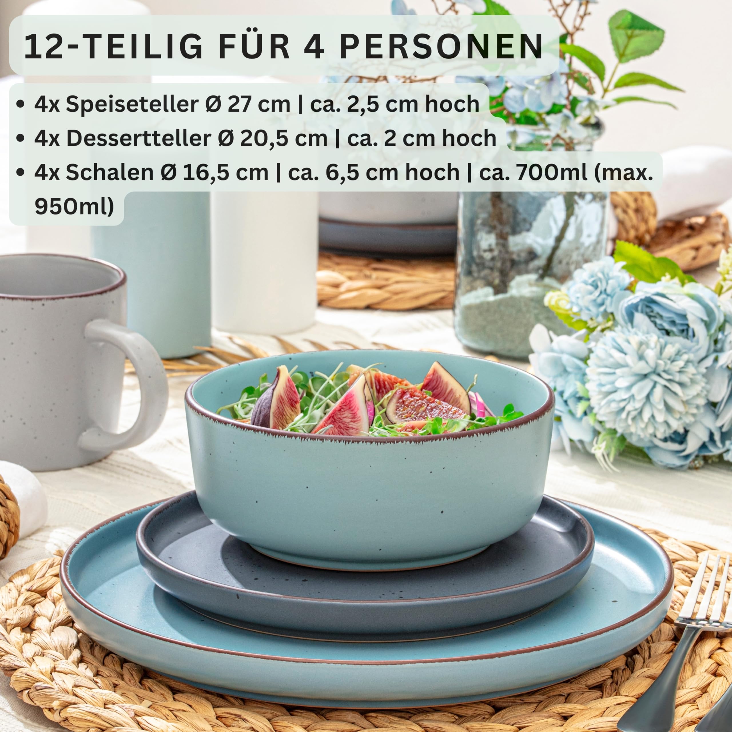 Sänger Tafelservice Bombay Moonlight (12 Stück) - kaufen bei