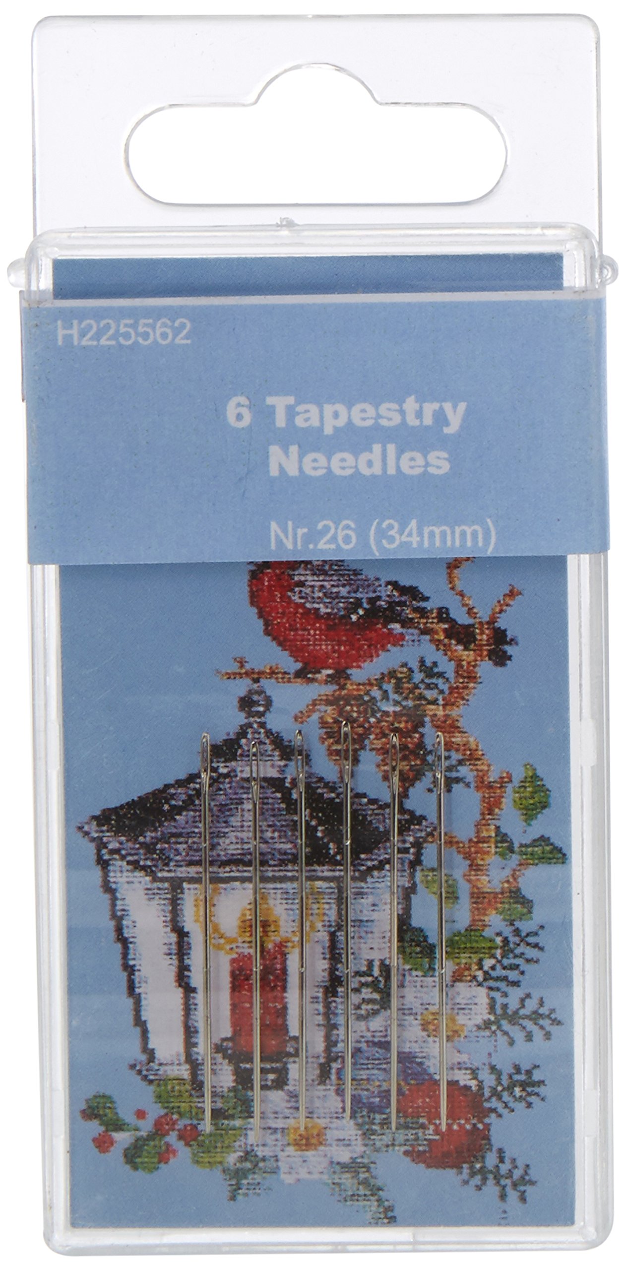 TSL Tapestry Needles, Silver, 34 mm, 6-Piece