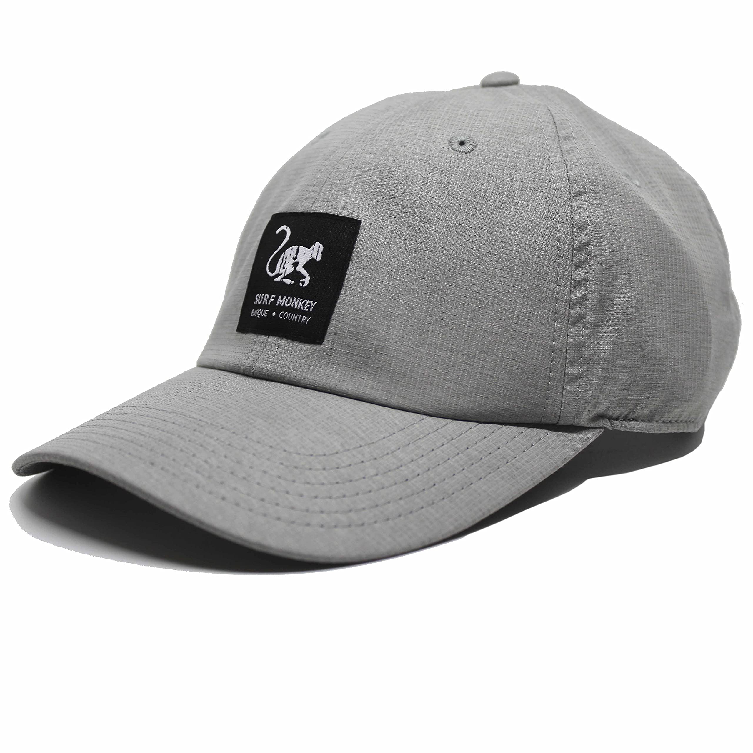 SURF MONKEYDRESSED IN MUSIC PLAY WITH ME Gorra Impermeable Surf Monkey® - Gorra Tiempo Libre y Sportwear - Ripstop (Gris)