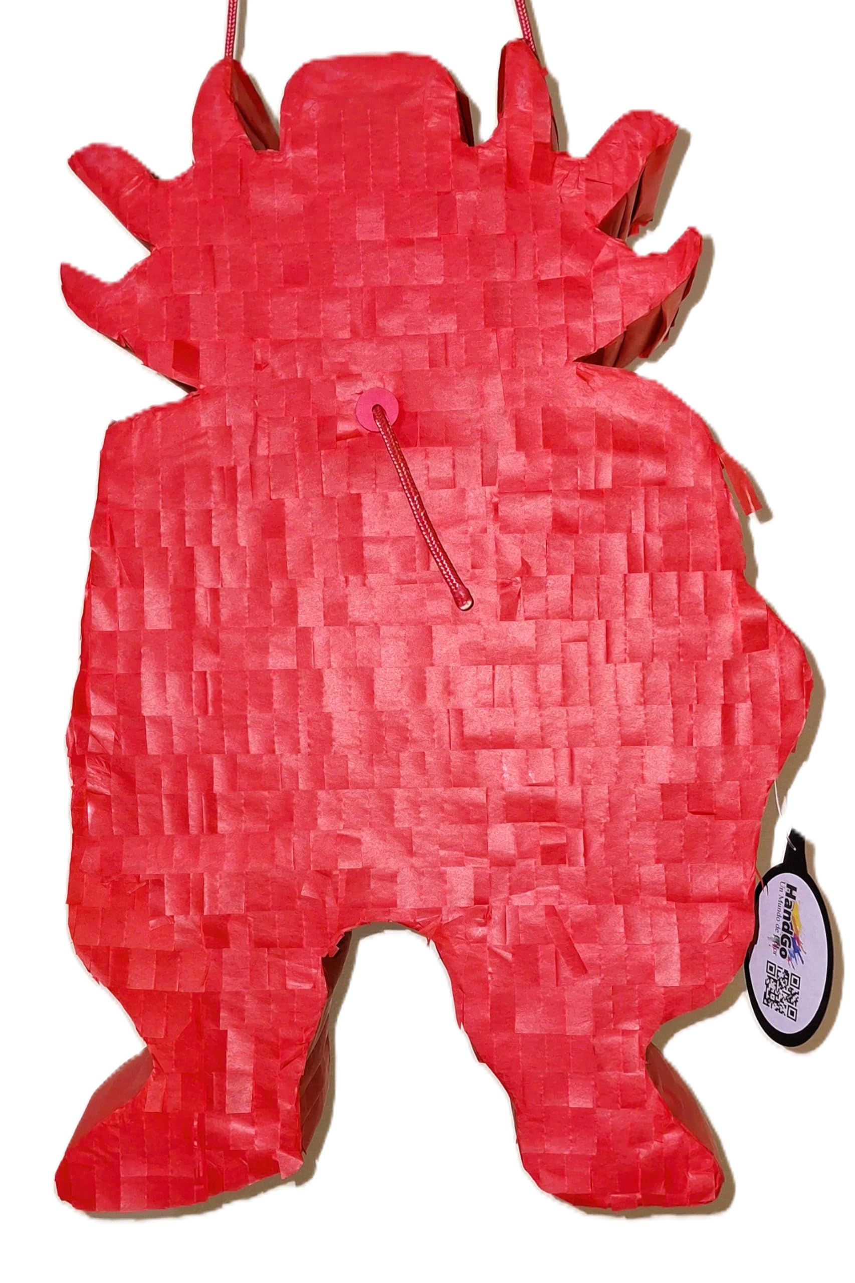 Piñata cumpleaños infantil hecha a mano (Grande 60x40x10 Centímetros)