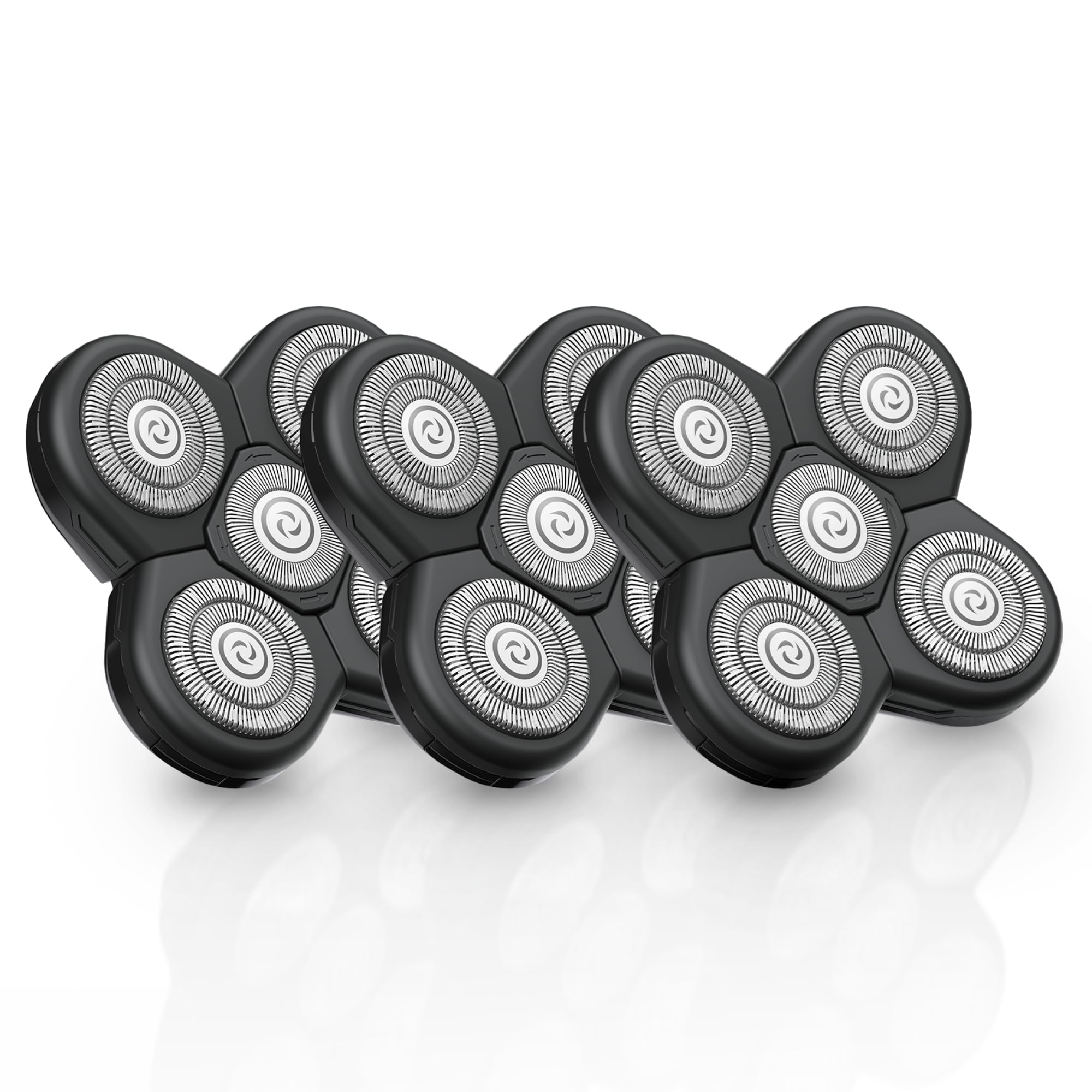 FlexSeries Official Blade 3 Pack Refills - No Irritation, Razor Bumps or Ingrown Hairs, Ultra-Sharp, Durable, ScalpSafe Design, QuickSnap Install, Compatible with FlexSeries