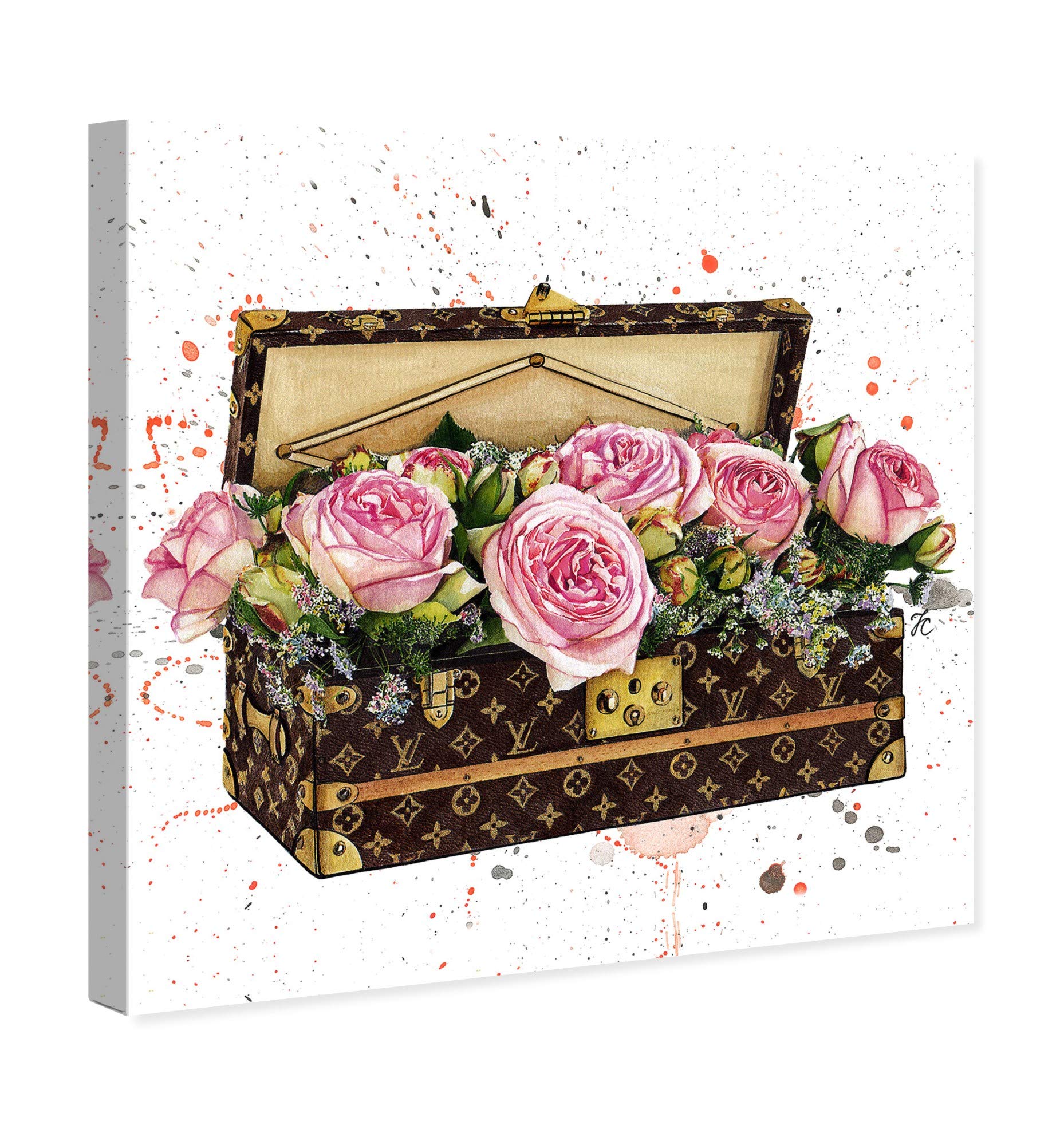 【正規品】Oliver Gal Artist Co. トランクのキャンバスアート 正規品】Oliver Gal Artist Co. トランクのキャンバスアート