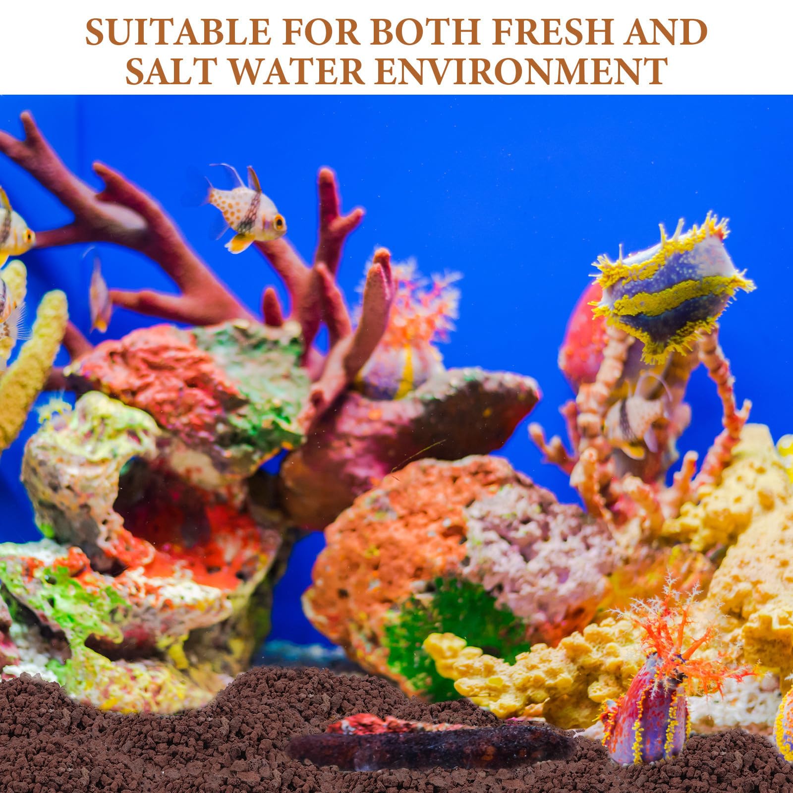 SUPVOX Piedras Volcánicas Naturales para Acuario y Macetas, (300g) Decorativas para Jardinería y Paisajismo, Grava Volcánica para Decoración de Peceras y Plantas