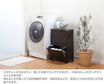 Amazon｜平和工業 ランドリーボックス クレバン 3段 323 ブルー
