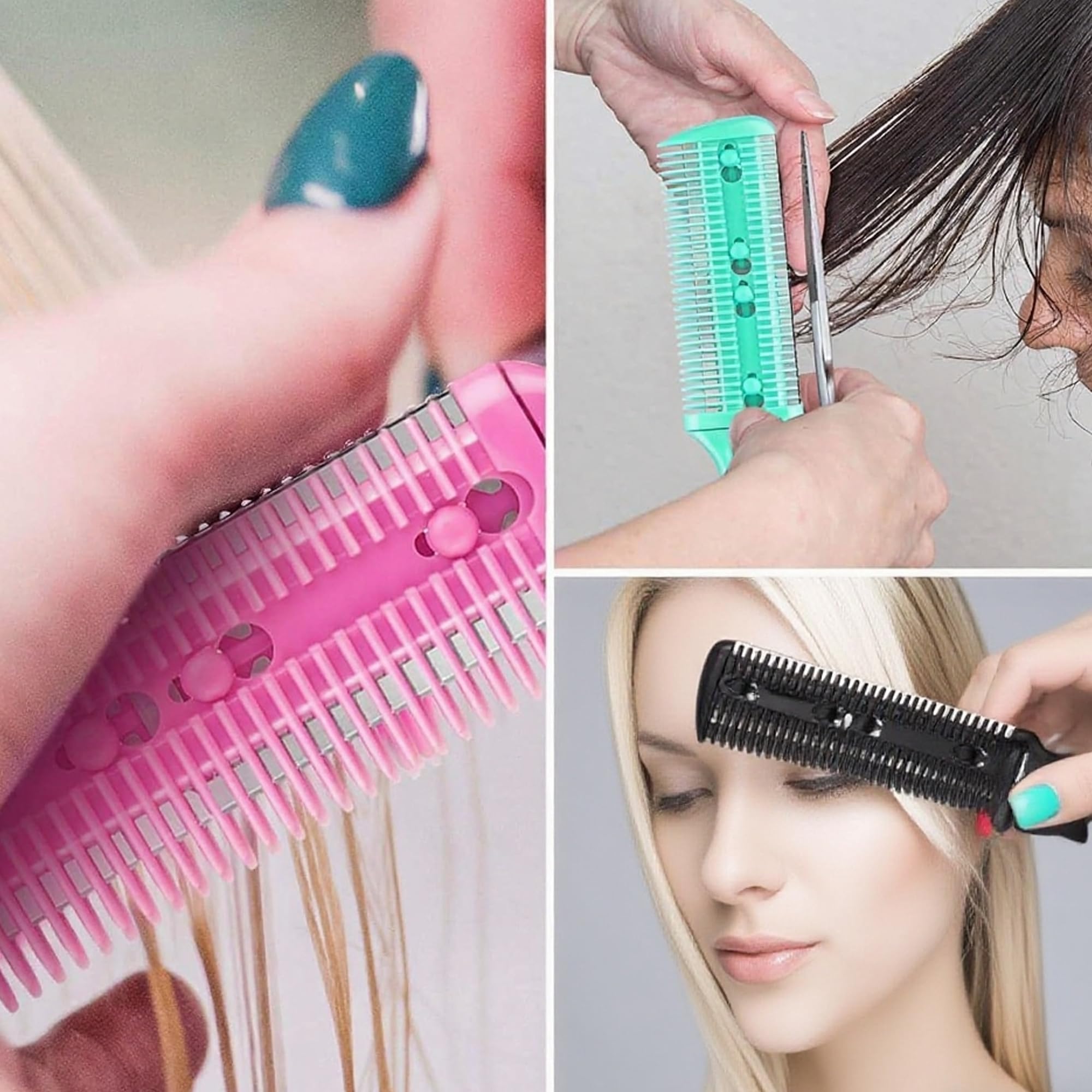 Amazon.co.jp: BOJIDO ヘアカッター バーバー コーム 3本セット レザー