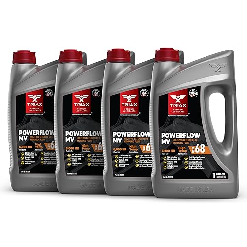TRIAX Powerflow MV 68 Premium HLP Aceite hidráulico HLP, 6000 horas de vida útil, doble antioxidante, verdadero para todas las estaciones, punto de