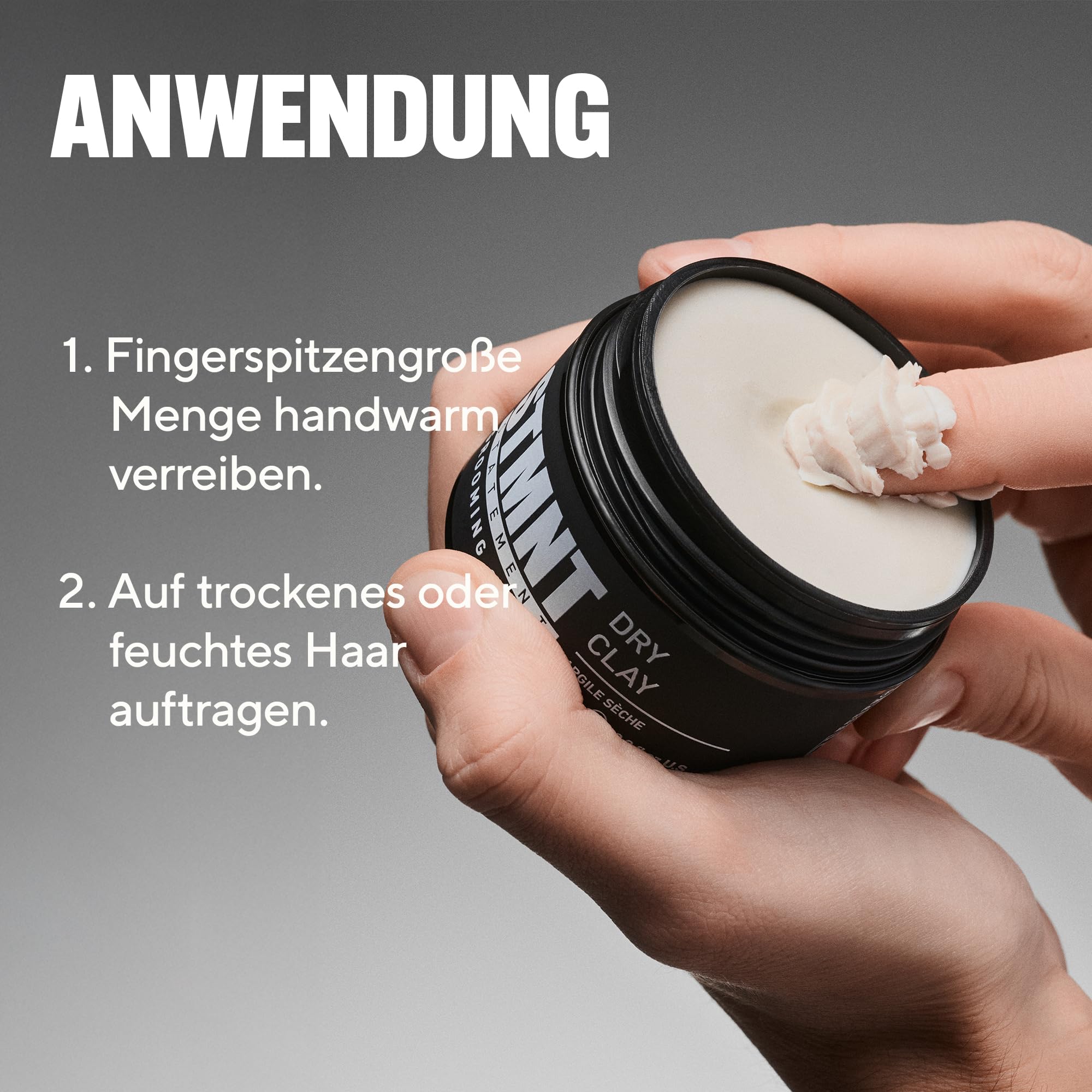 STMNT STATEMENT GROOMING GOODS Dry Clay | Extra mattes Finish | Sehr starker Halt | Leicht auswaschbar | Nicht fettend