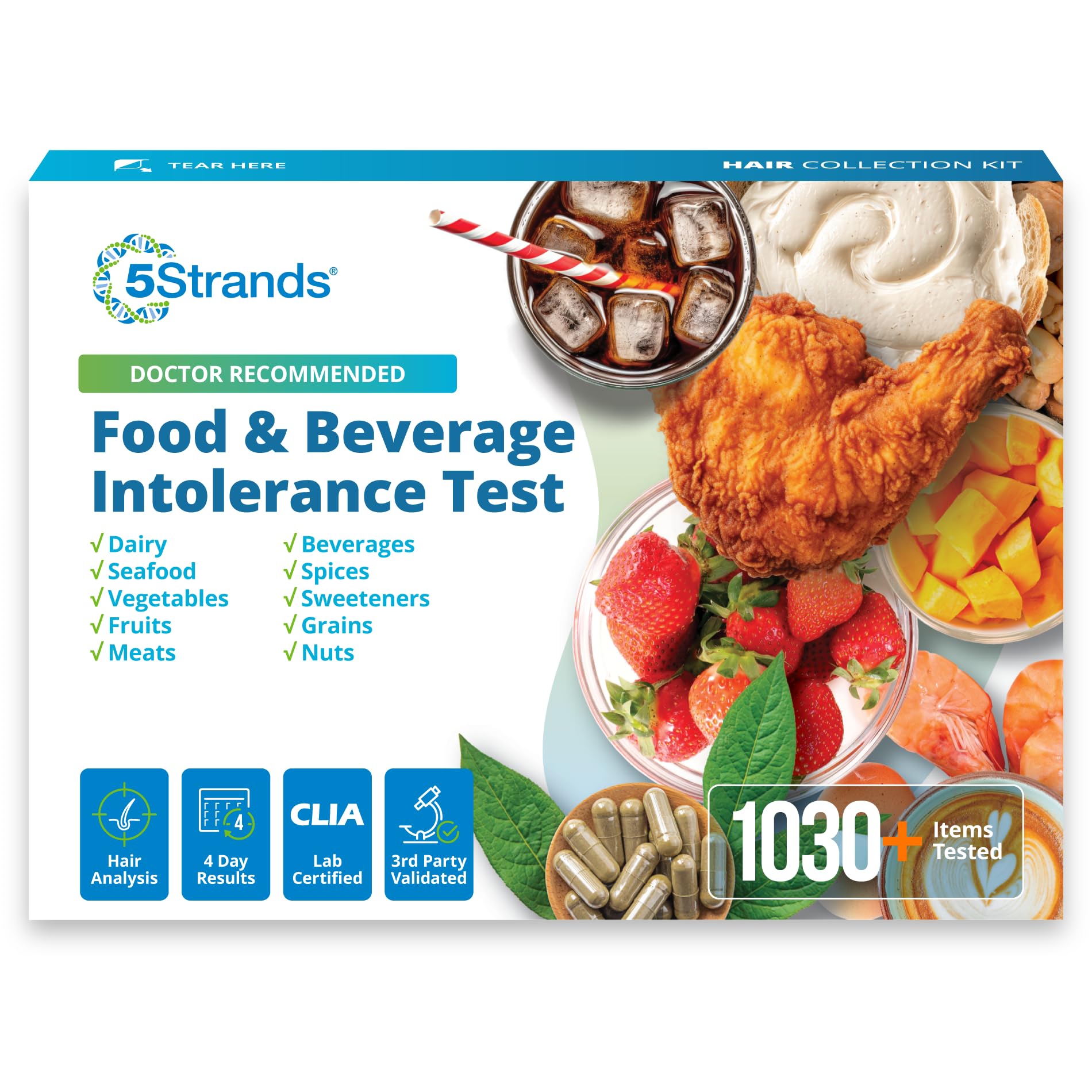 5Strands Food & Beverage Intolerance Test