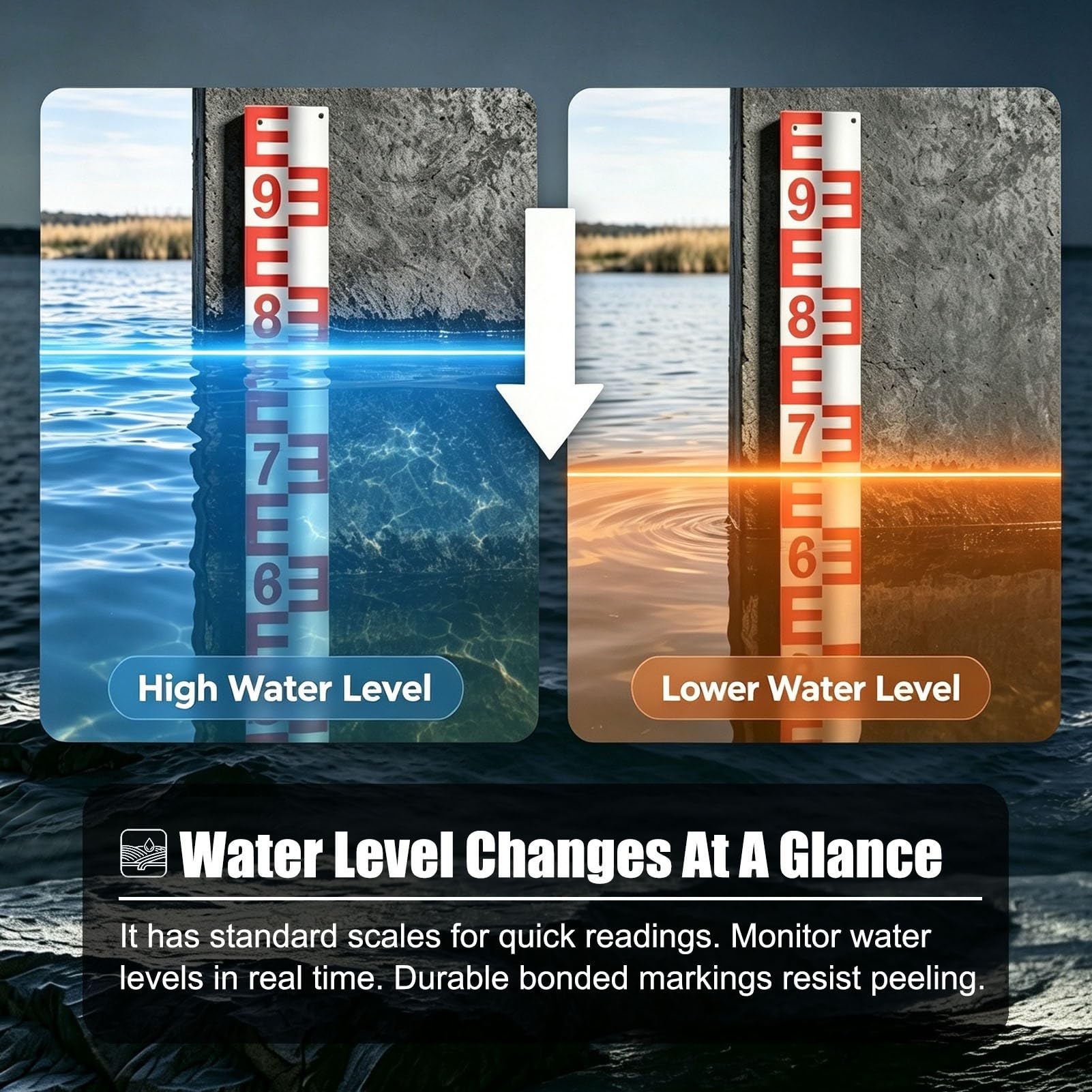Medidor de Nivel de Agua Medidor Nivel Agua Longitud PersonalizadaLarga
