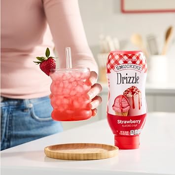 Smuckers Drizzle Strawberry Flavored Syrup, 20 Oz. Squeeze Bottle