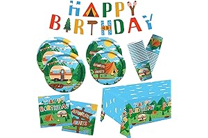Happy Camper Birthday Party Decorations