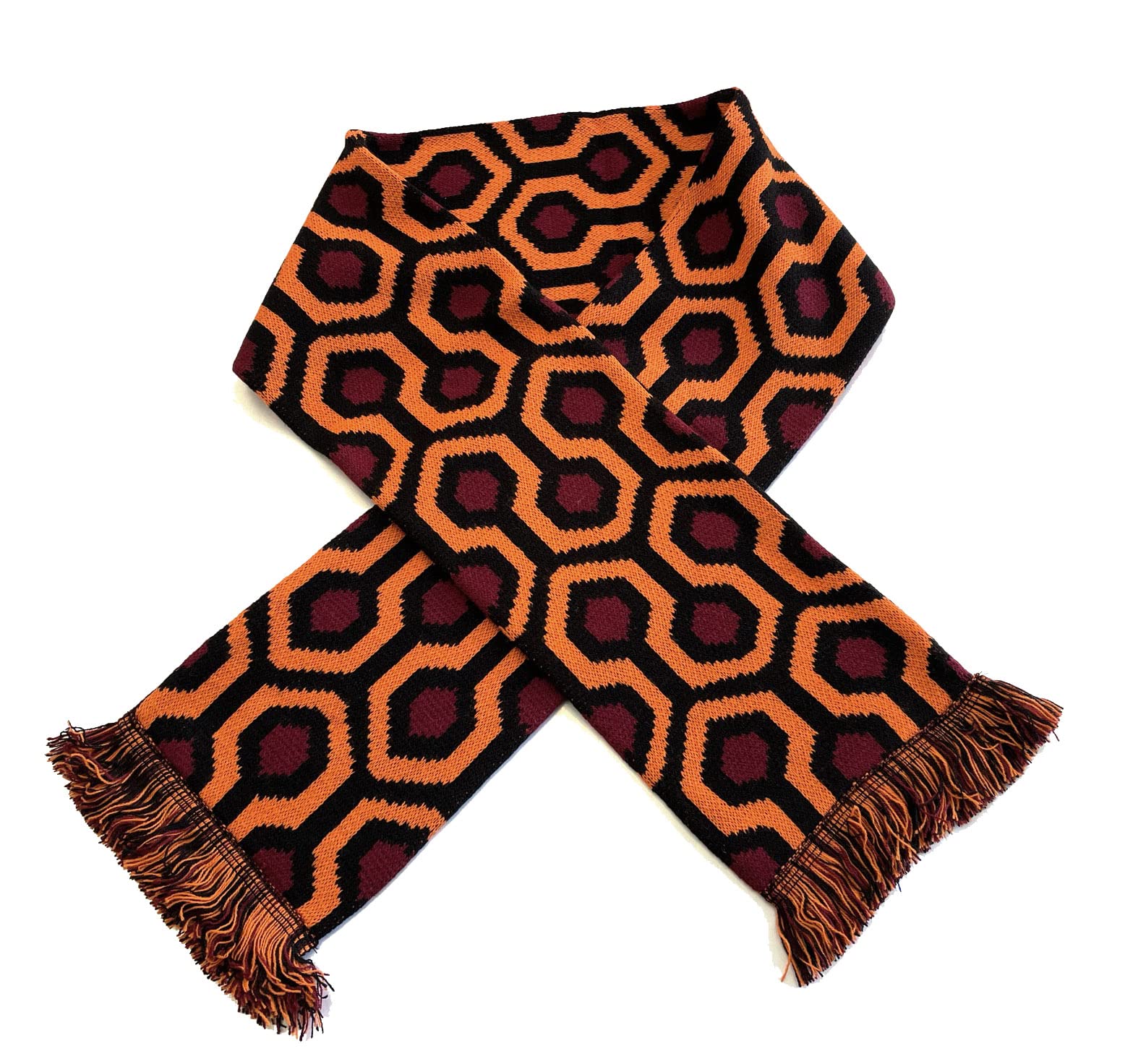 Cultzilla Overlook Pattern Scarf, inspired by The Shining