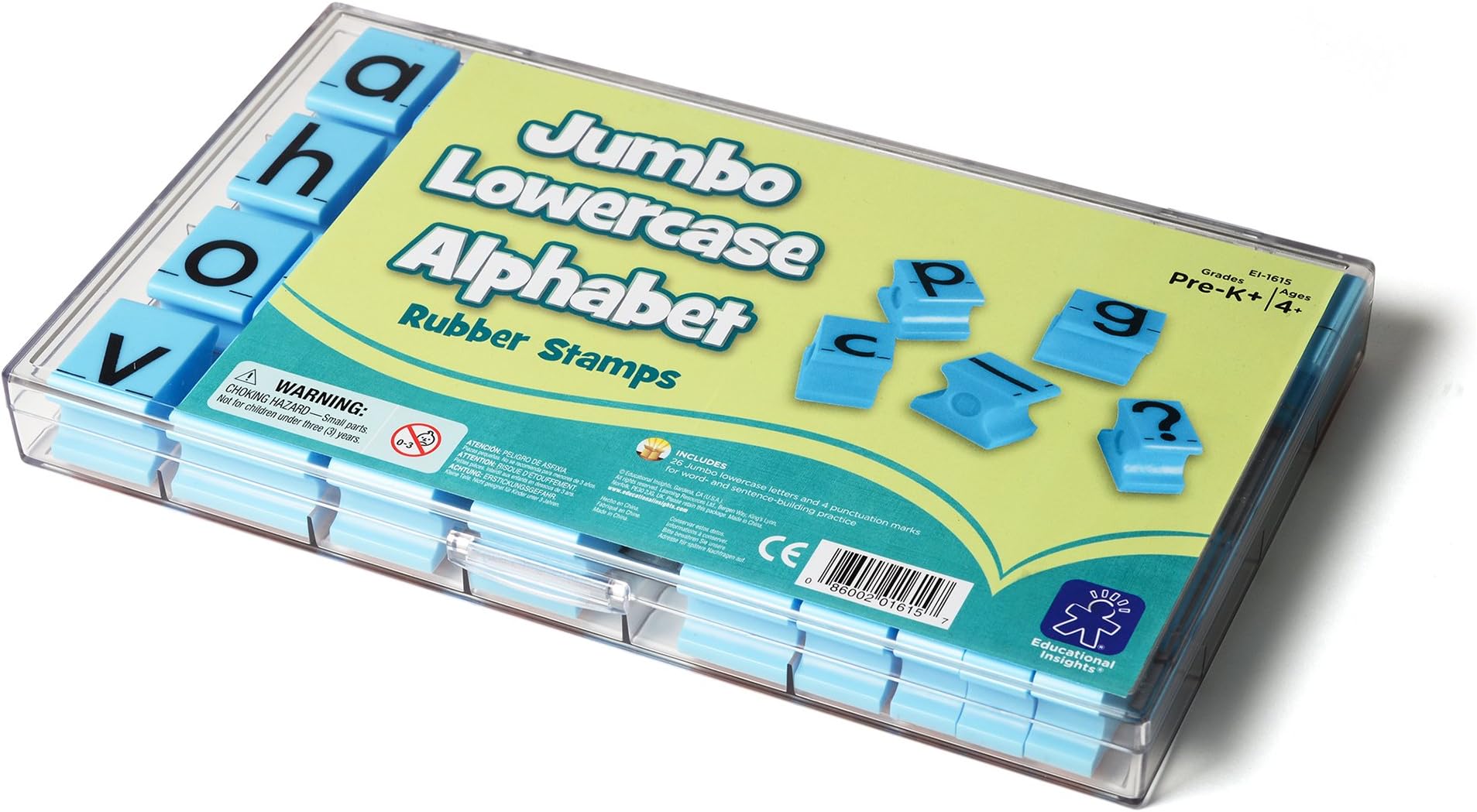 Educational Insightsjumbo Alphabet Rubber Stamps Lowercase 1 Set Of 26 ...