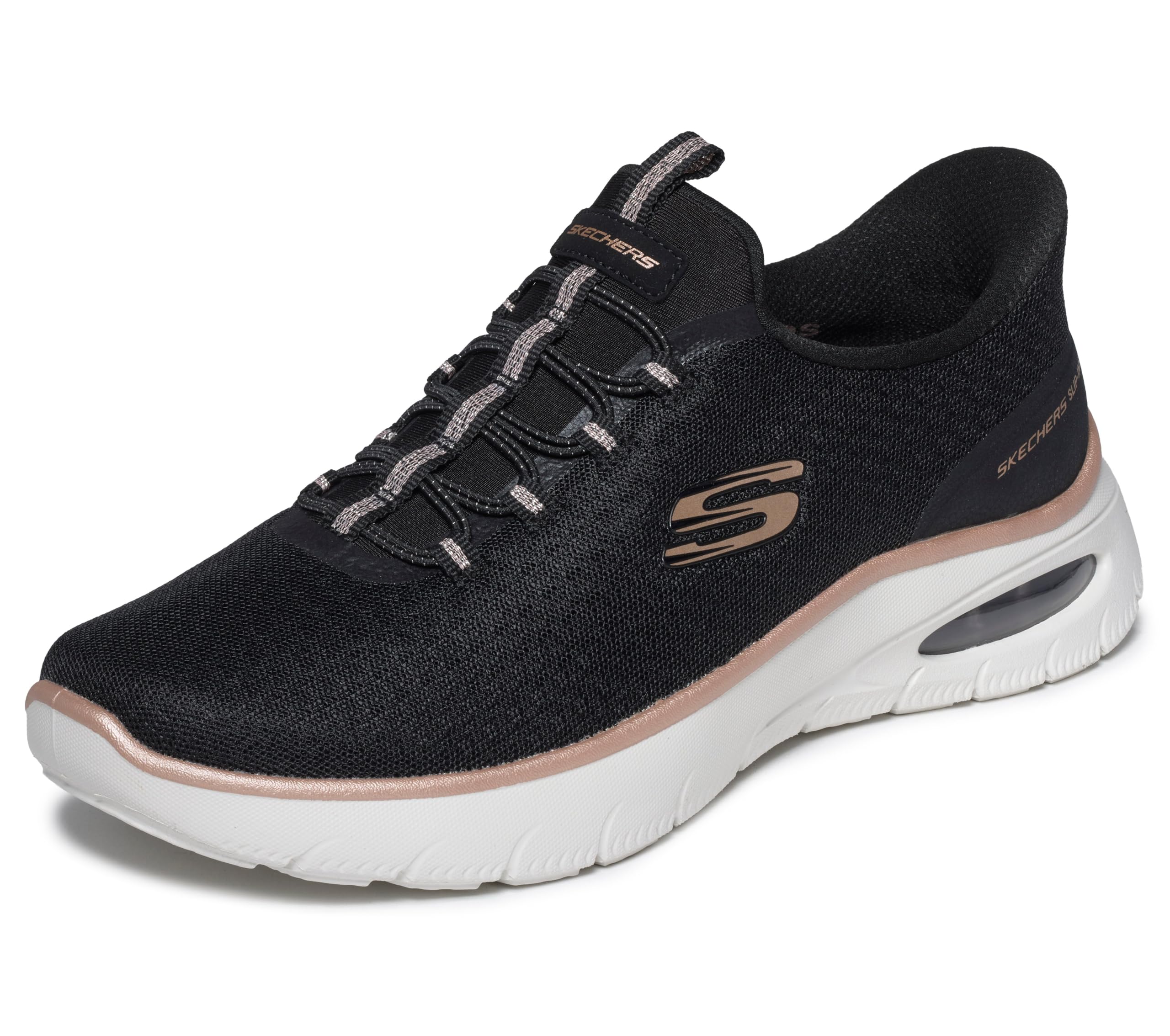 Skechers Women's Skech-AIR Summits Trainers, Black, 5.5 UK