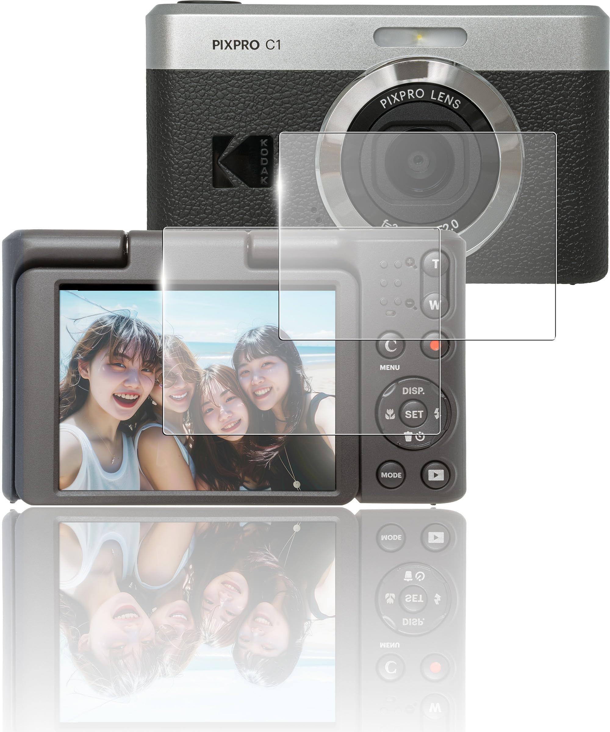 pixpro c1 ガラスフィルム　SDカード付き Amazon | sanwatrade ガラスフィルム KODAK用 PIXPRO C1 専用 | 液晶