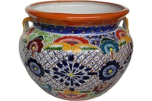 Indoors/Outdoors Talavera Planters For Enchanting Greenery