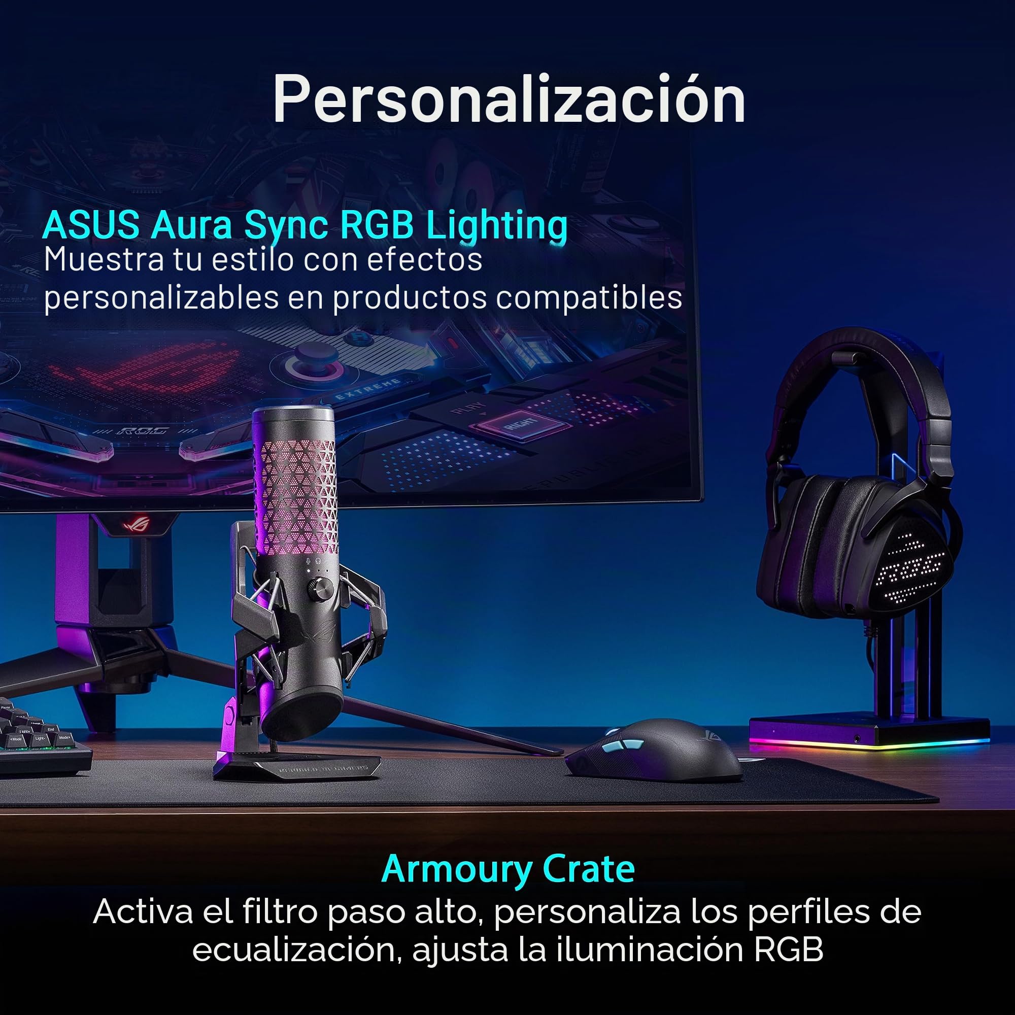 ASUS - ROG Microphone Gaming ROG CARNYX