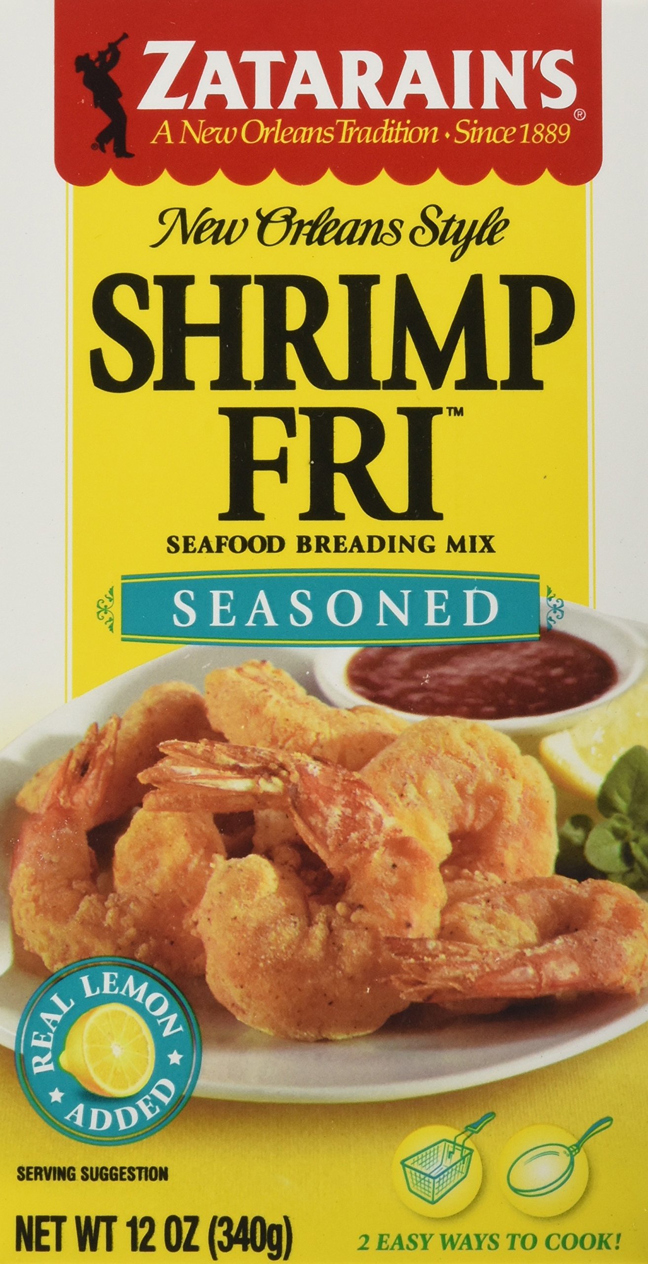 Zatarain's Fish Fry Shrimp, 12-ounces (Pack of12)