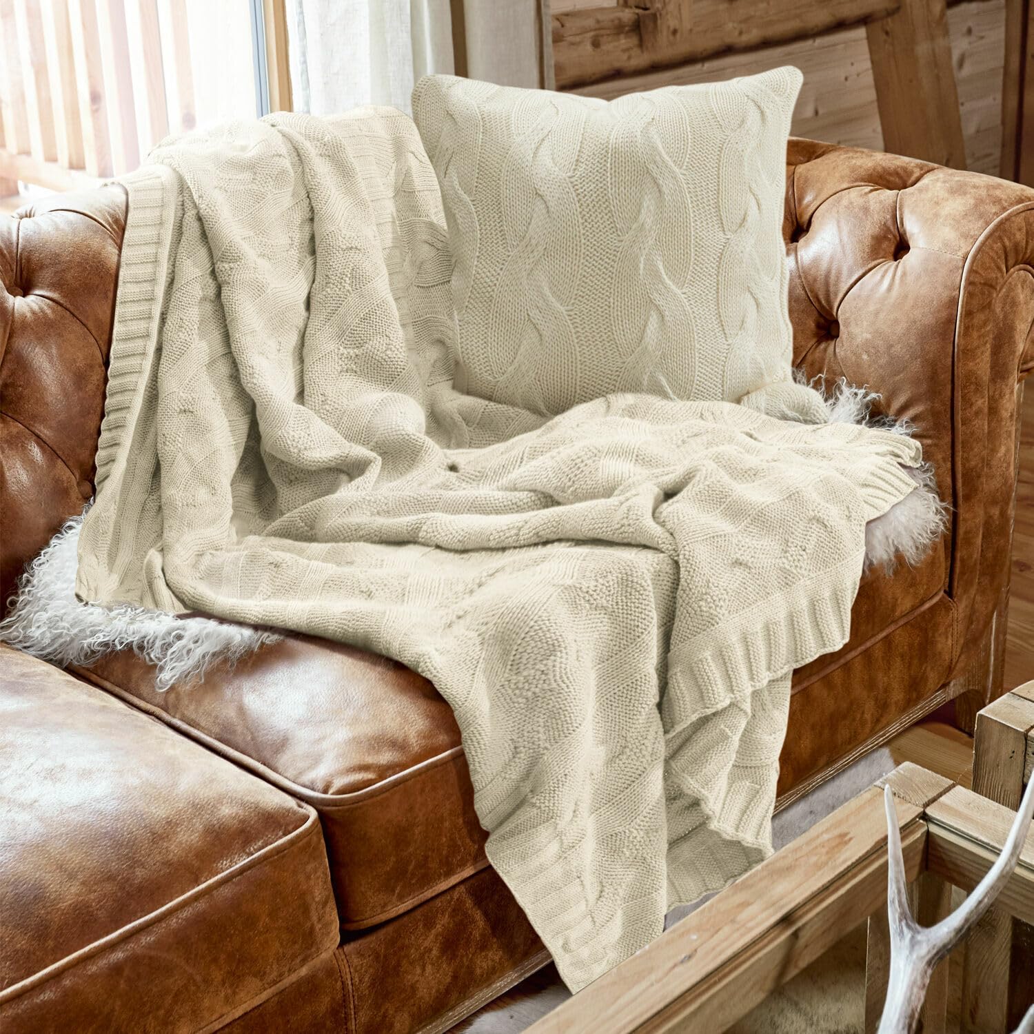 Loberon Plaid Arnhem, beige
