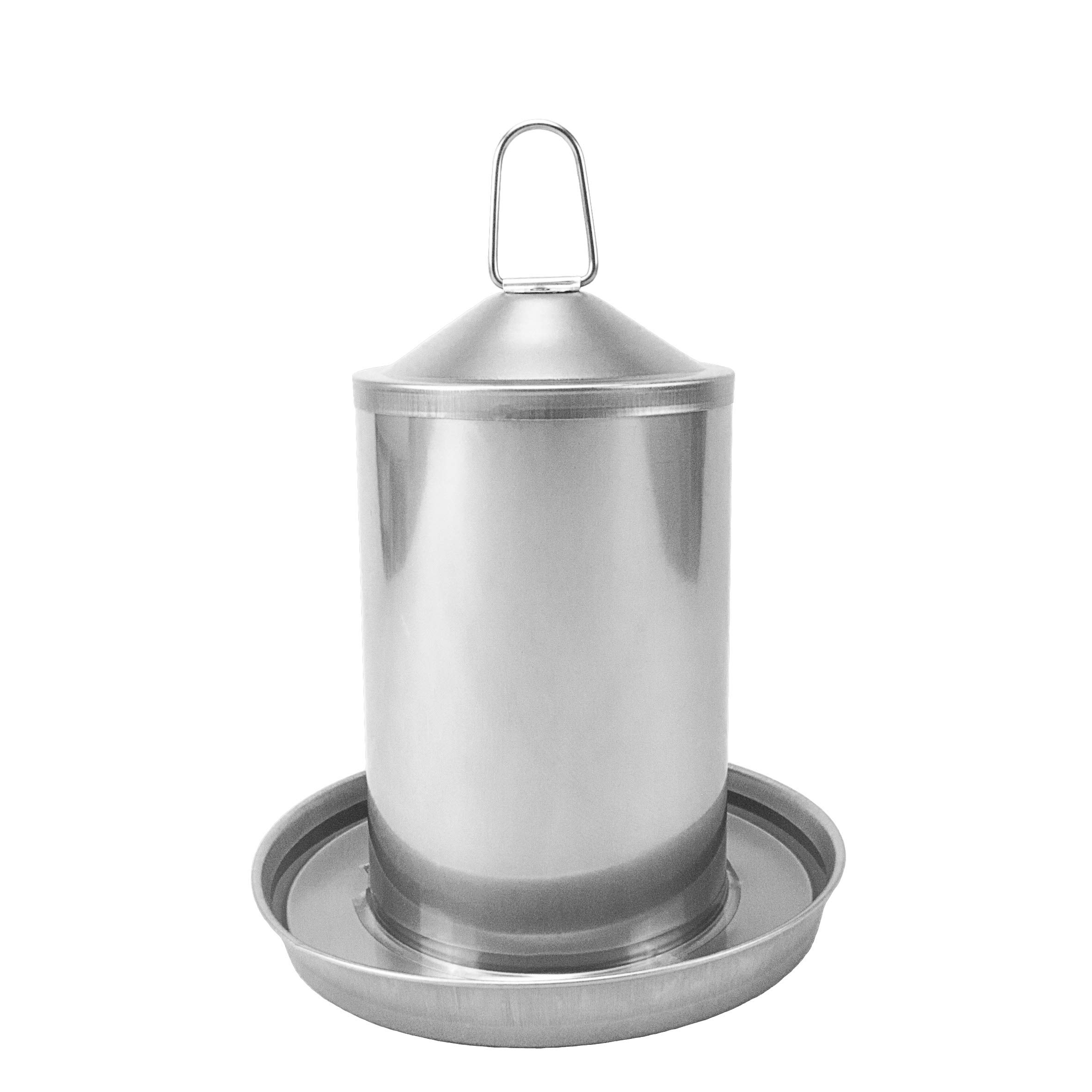 Sterico - Abreuvoir de poulet - En acier inoxydable 304 - Sans BPA - Sans bords dangereux - Résistant au débordement - Suspendu 