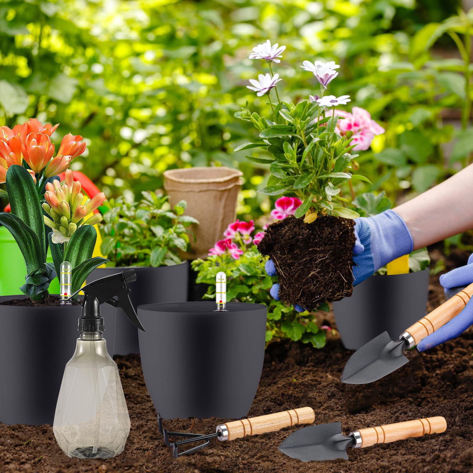 Asti Pot De Fleurs À Arrosage Automatique - 30 Cm - Auto-Arrosant